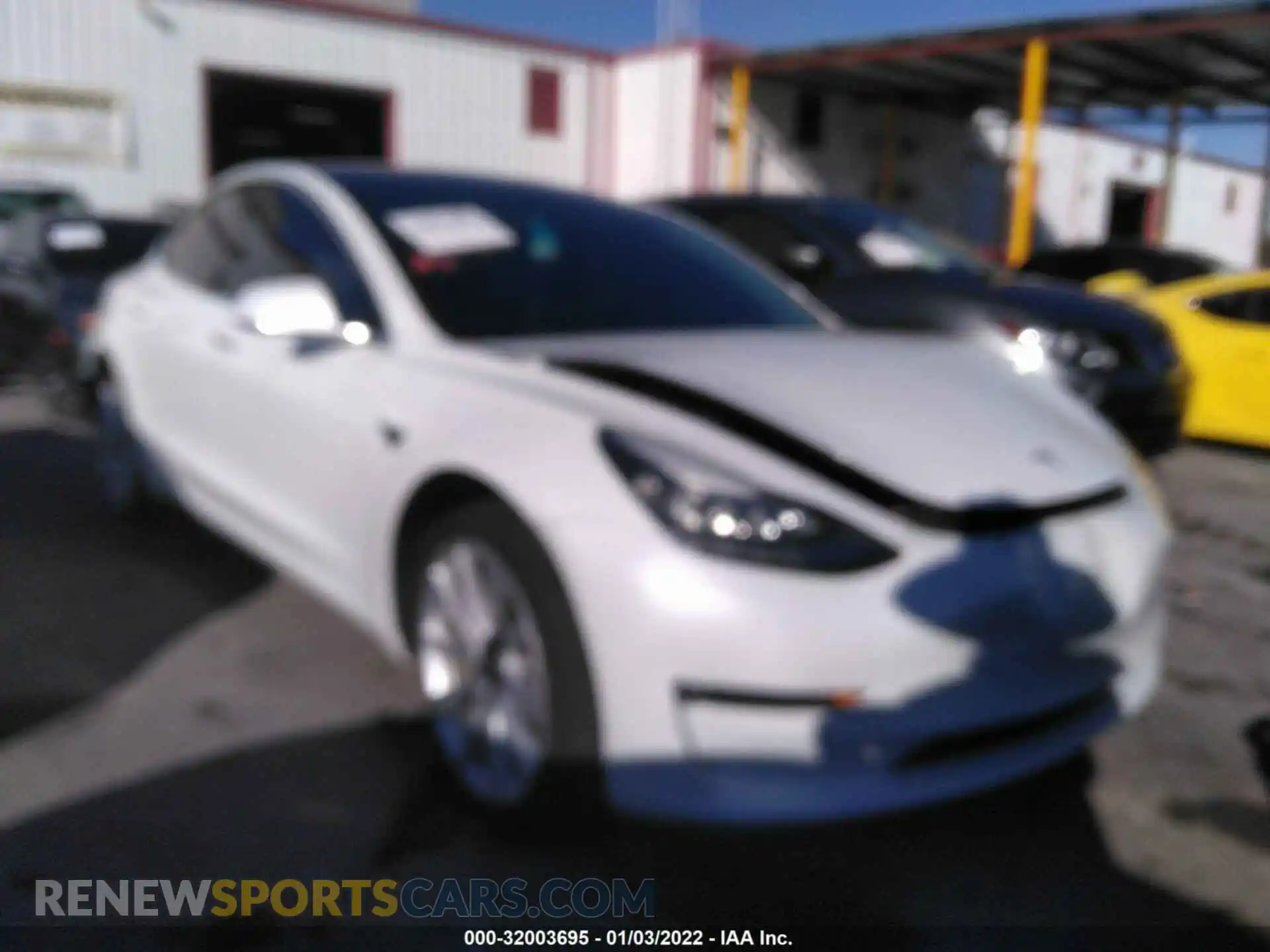 1 Photograph of a damaged car 5YJ3E1EA5KF417592 TESLA MODEL 3 2019