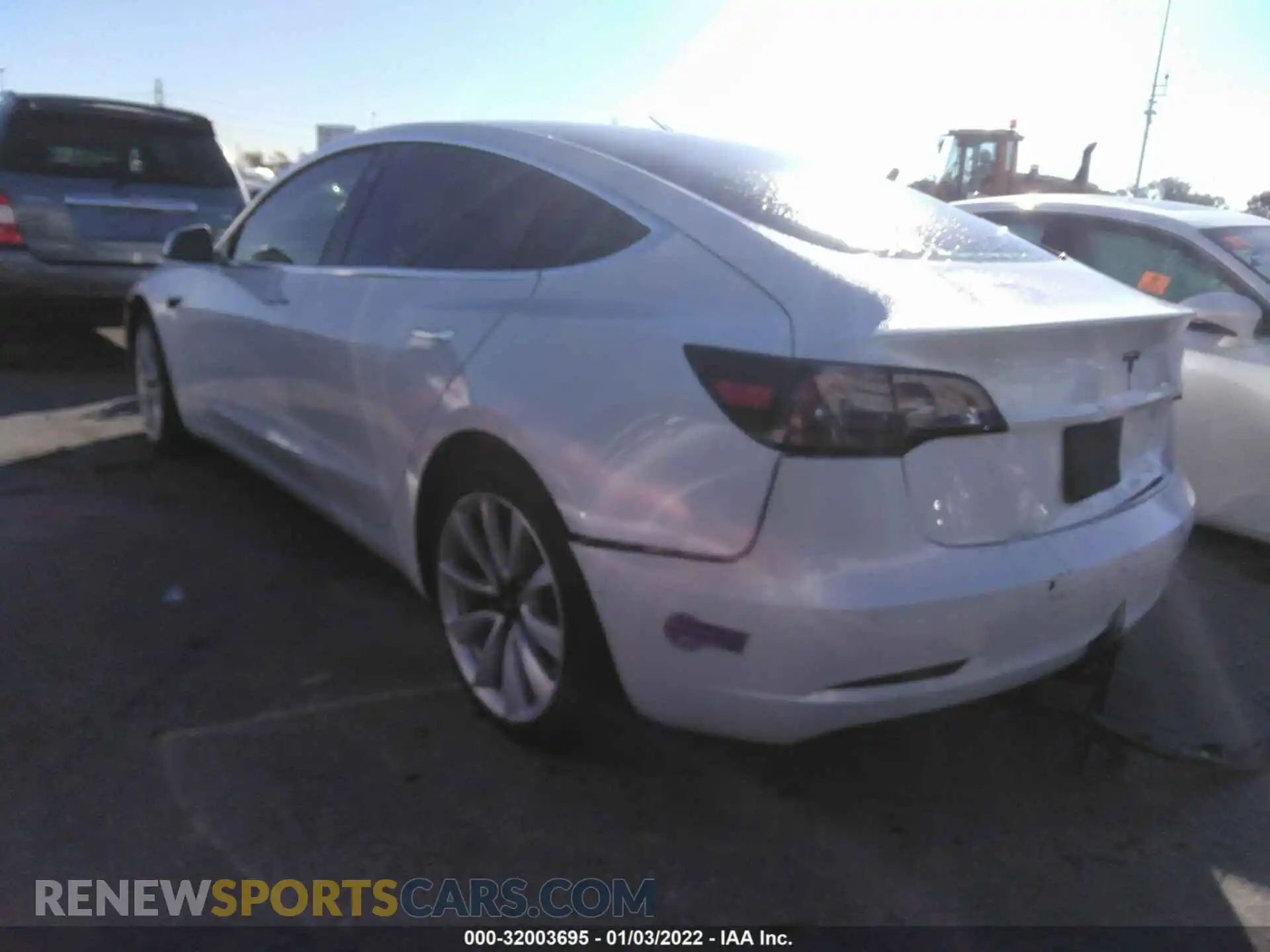 3 Photograph of a damaged car 5YJ3E1EA5KF417592 TESLA MODEL 3 2019
