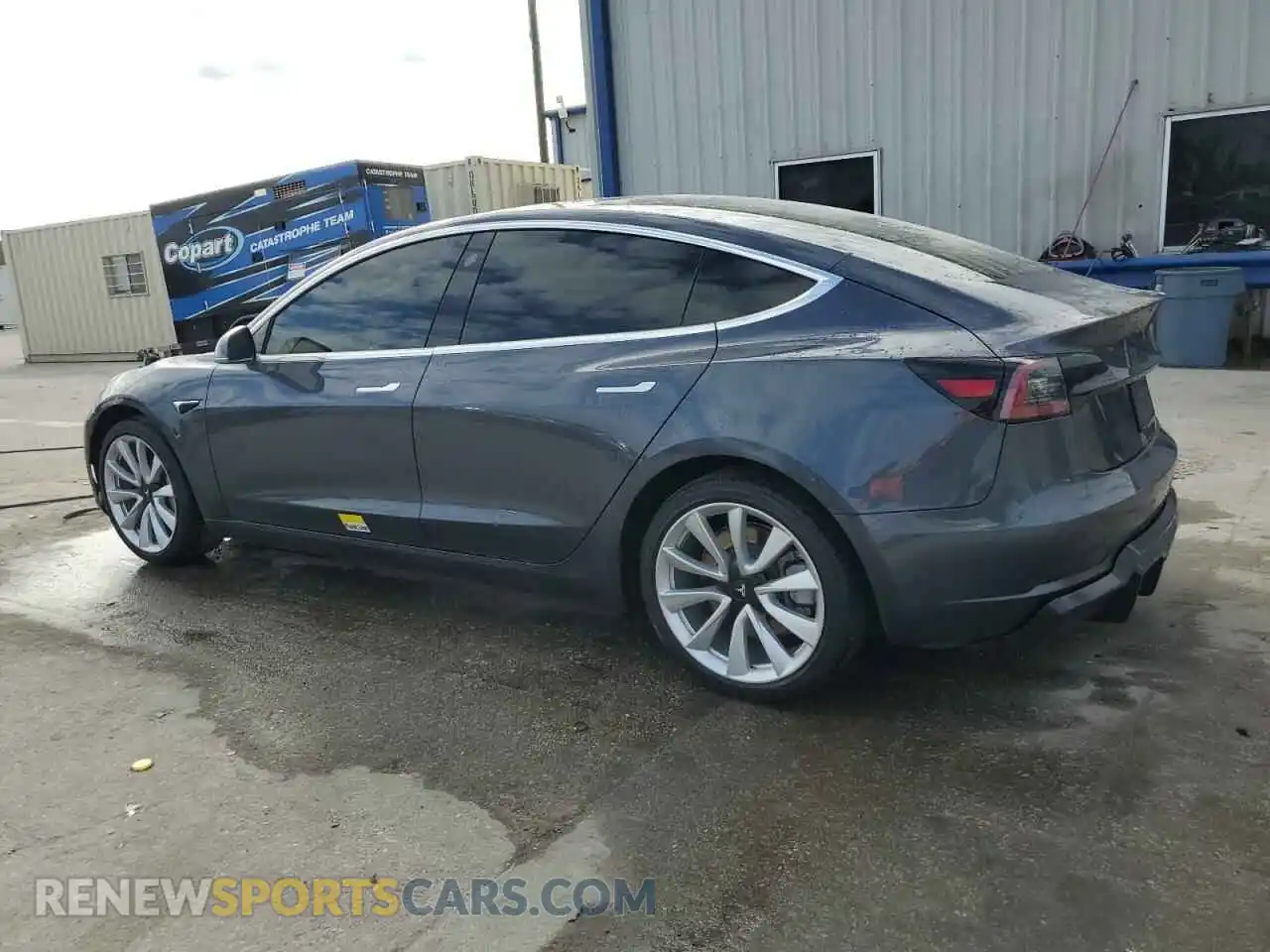 2 Photograph of a damaged car 5YJ3E1EA5KF417611 TESLA MODEL 3 2019