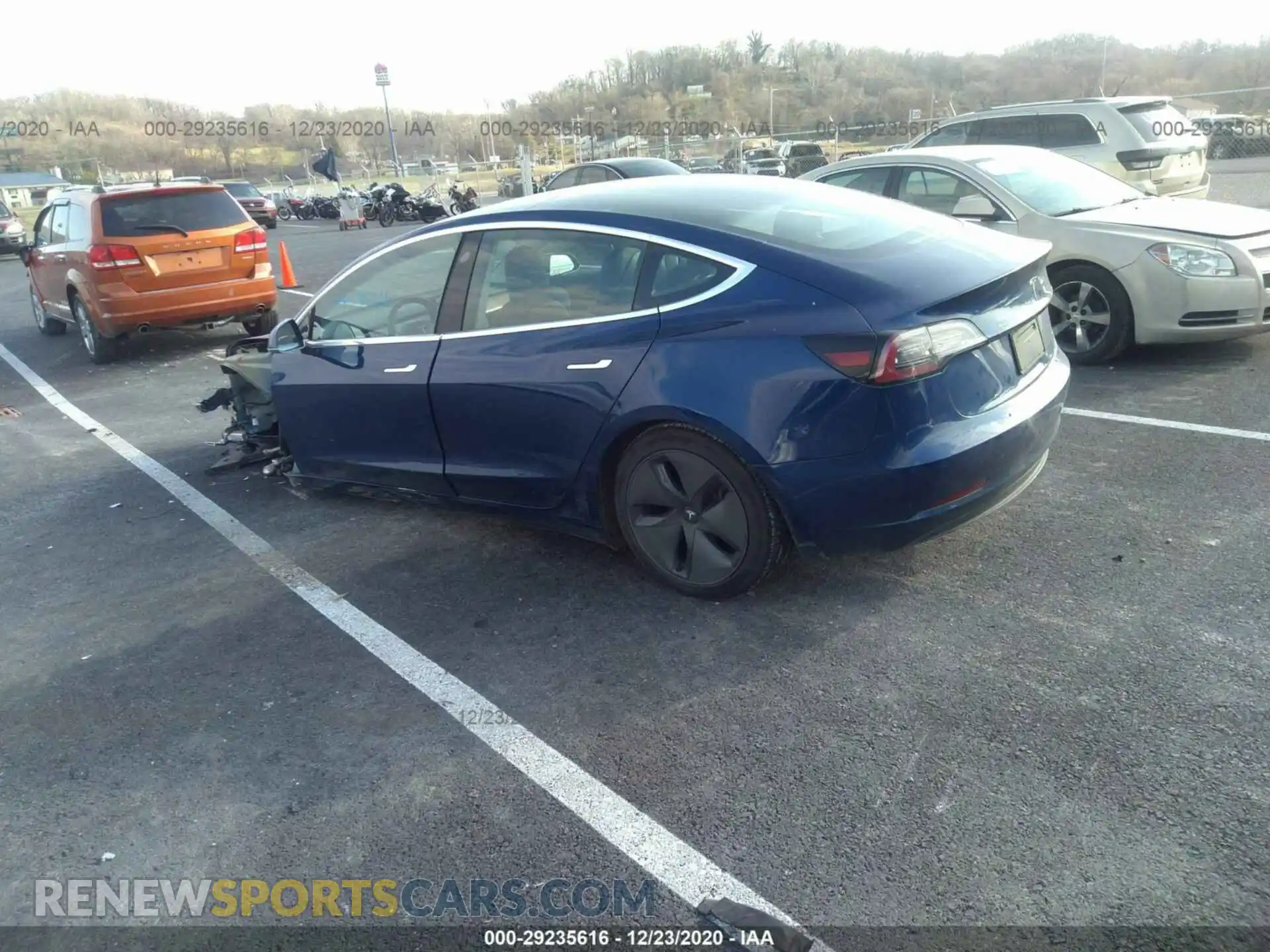 3 Photograph of a damaged car 5YJ3E1EA5KF428818 TESLA MODEL 3 2019