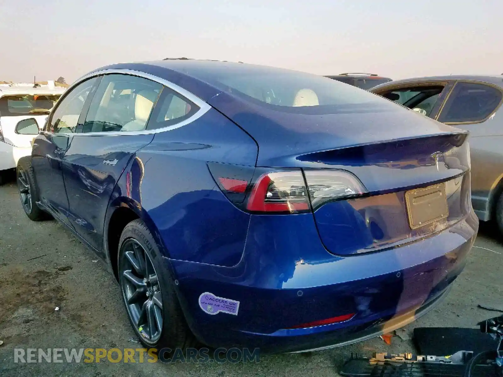 3 Photograph of a damaged car 5YJ3E1EA6KF302015 TESLA MODEL 3 2019
