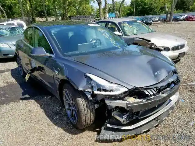 1 Photograph of a damaged car 5YJ3E1EA6KF307506 TESLA MODEL 3 2019