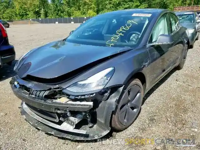 2 Photograph of a damaged car 5YJ3E1EA6KF307506 TESLA MODEL 3 2019