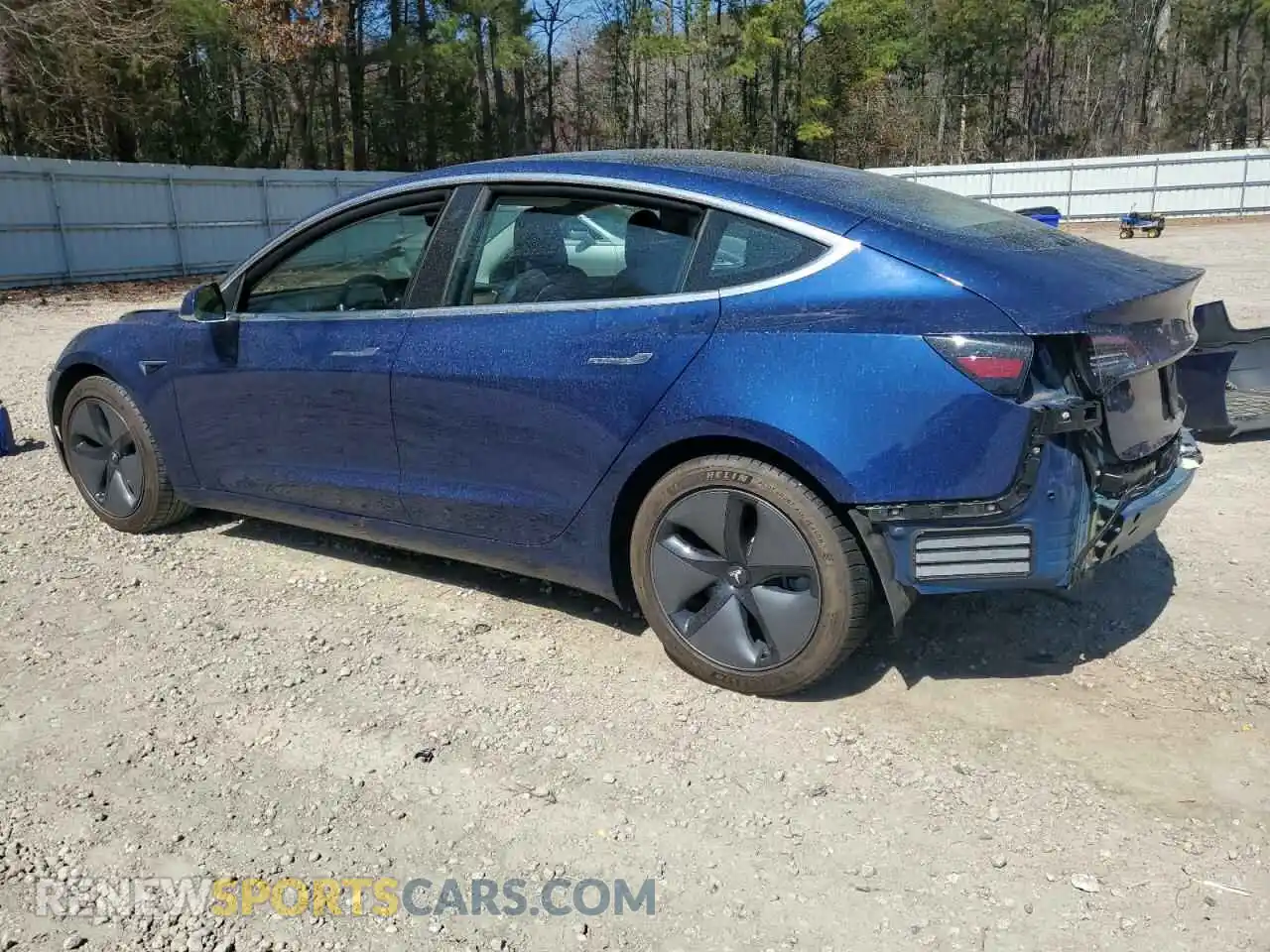 2 Photograph of a damaged car 5YJ3E1EA6KF309031 TESLA MODEL 3 2019