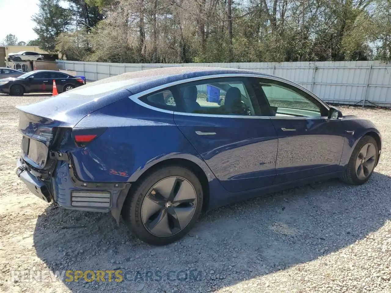 3 Photograph of a damaged car 5YJ3E1EA6KF309031 TESLA MODEL 3 2019