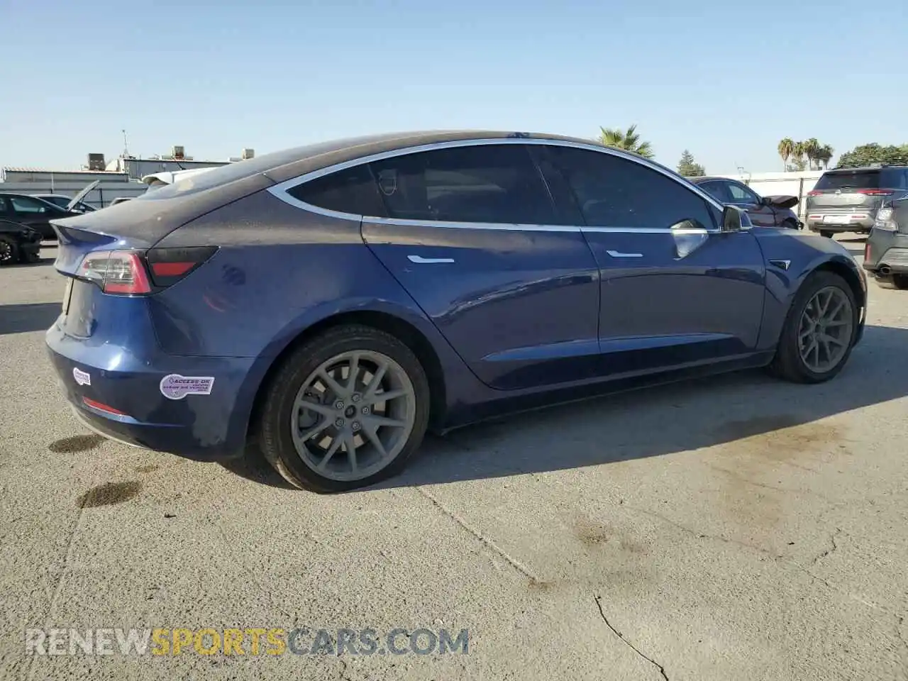 3 Photograph of a damaged car 5YJ3E1EA6KF310163 TESLA MODEL 3 2019