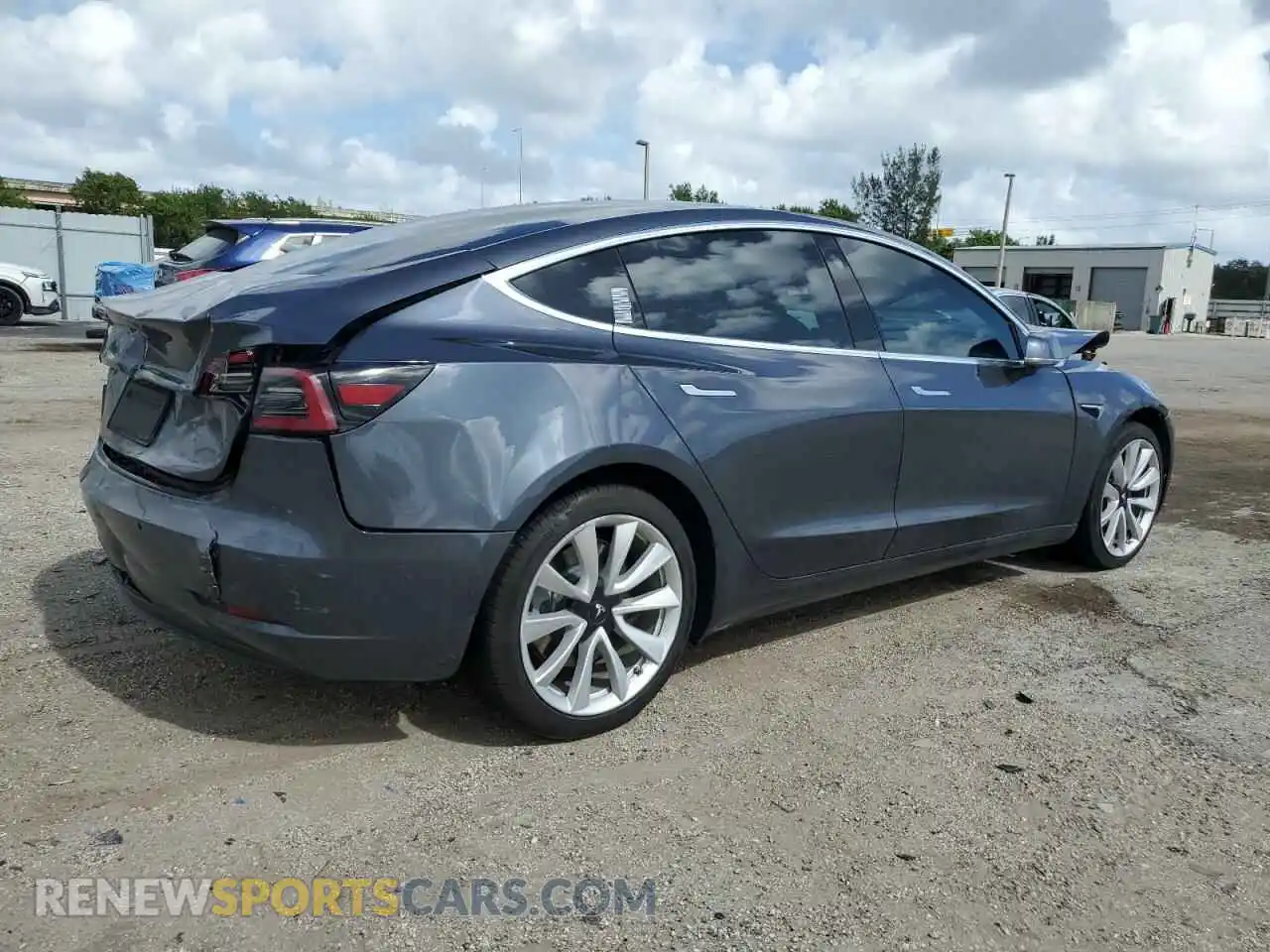 3 Photograph of a damaged car 5YJ3E1EA6KF314360 TESLA MODEL 3 2019