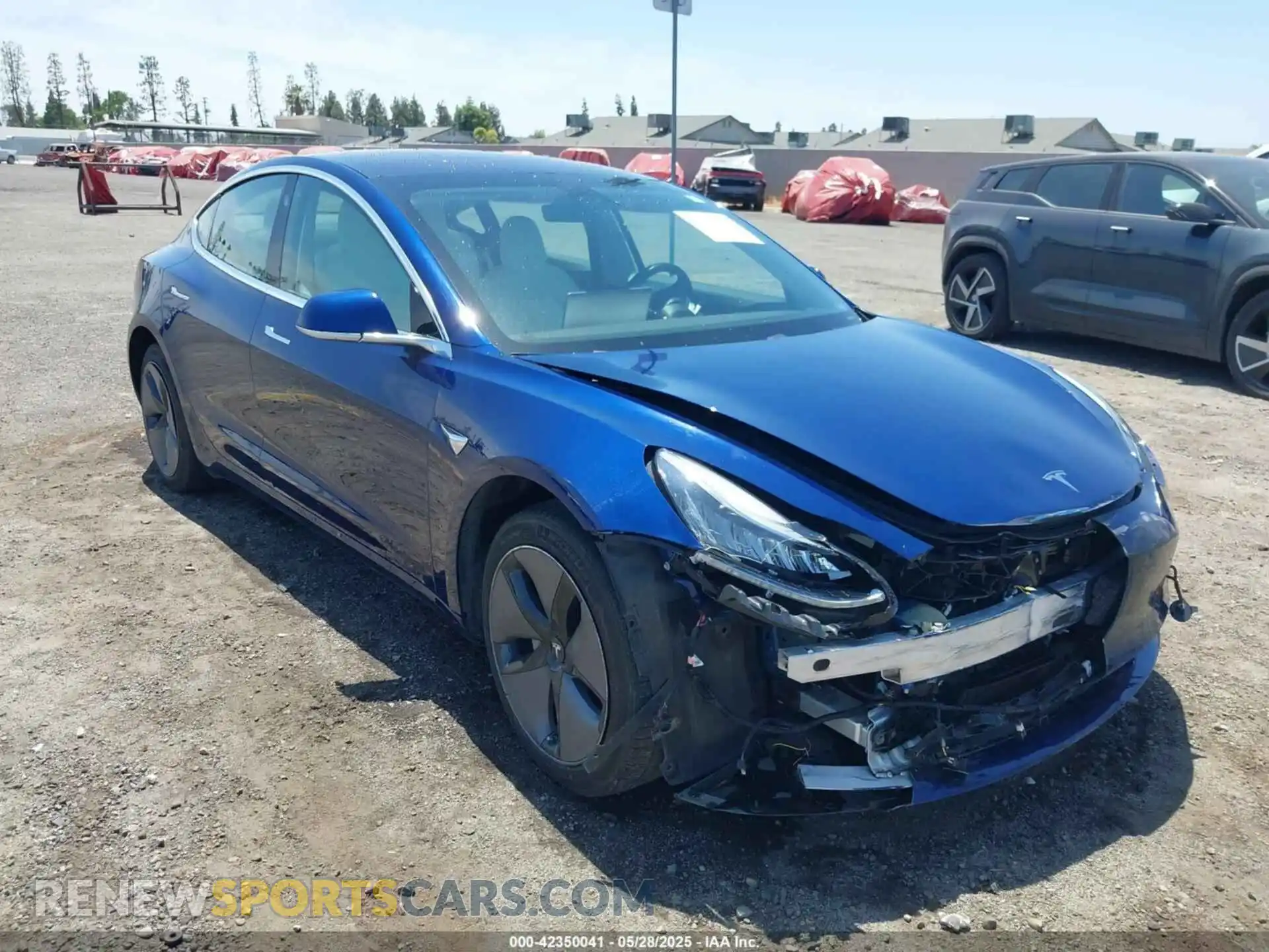 1 Photograph of a damaged car 5YJ3E1EA6KF324452 TESLA MODEL 3 2019