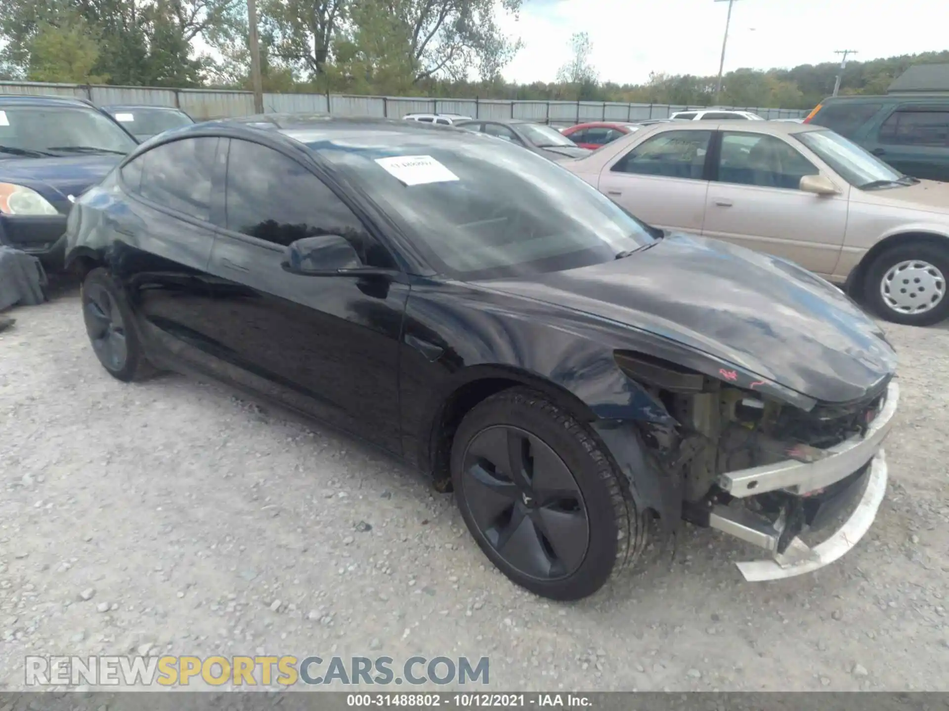 1 Photograph of a damaged car 5YJ3E1EA6KF398891 TESLA MODEL 3 2019