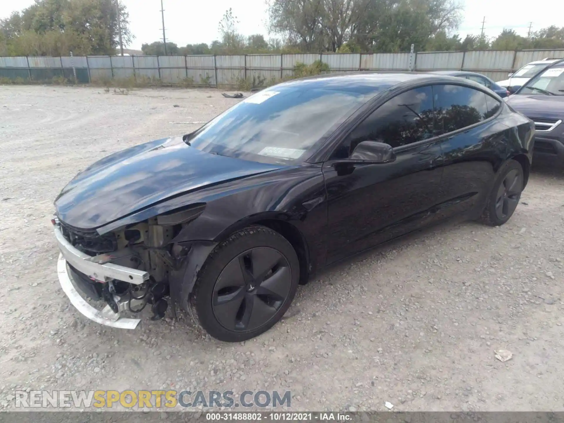 2 Photograph of a damaged car 5YJ3E1EA6KF398891 TESLA MODEL 3 2019