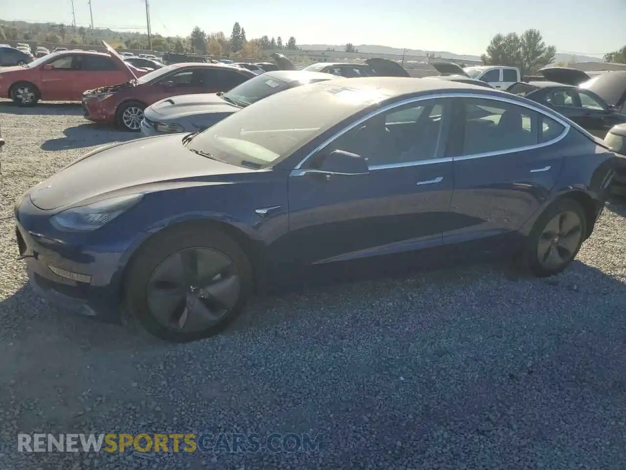 1 Photograph of a damaged car 5YJ3E1EA6KF428732 TESLA MODEL 3 2019