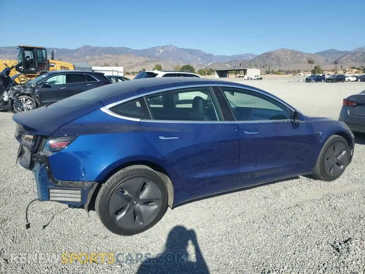 3 Photograph of a damaged car 5YJ3E1EA6KF428732 TESLA MODEL 3 2019