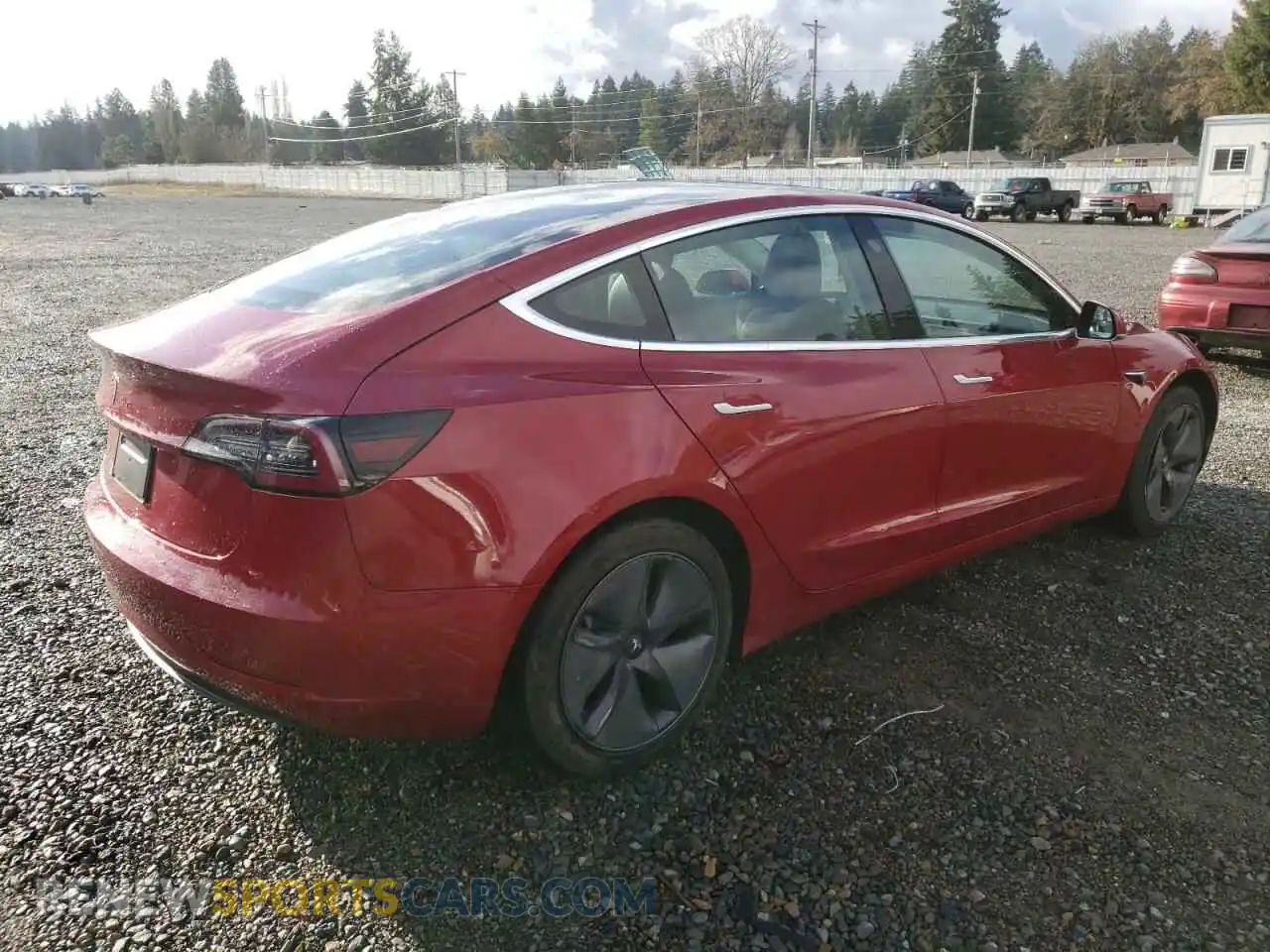 3 Photograph of a damaged car 5YJ3E1EA6KF435714 TESLA MODEL 3 2019