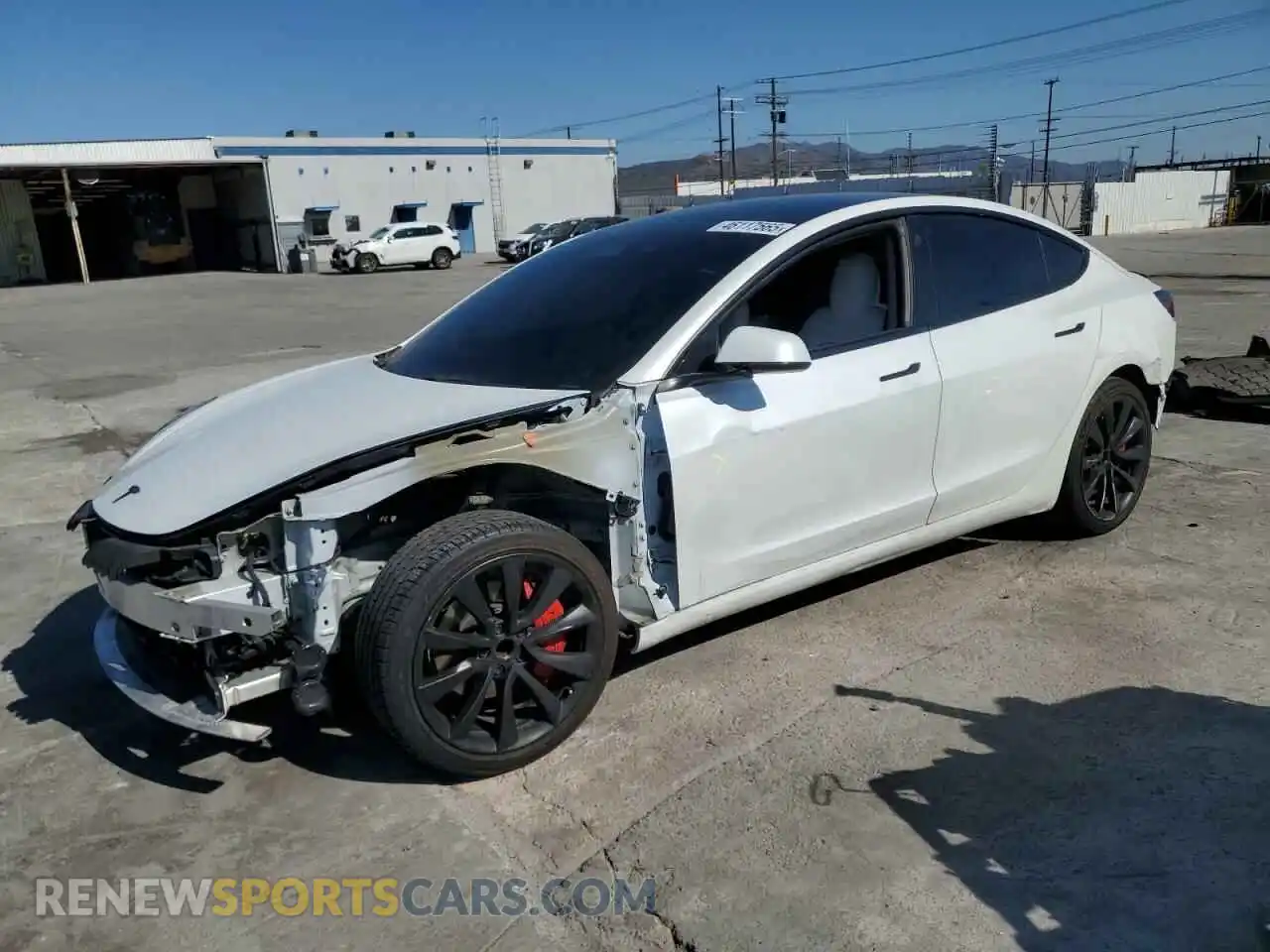 1 Photograph of a damaged car 5YJ3E1EA6KF509987 TESLA MODEL 3 2019