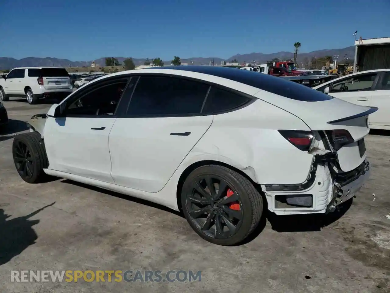 2 Photograph of a damaged car 5YJ3E1EA6KF509987 TESLA MODEL 3 2019