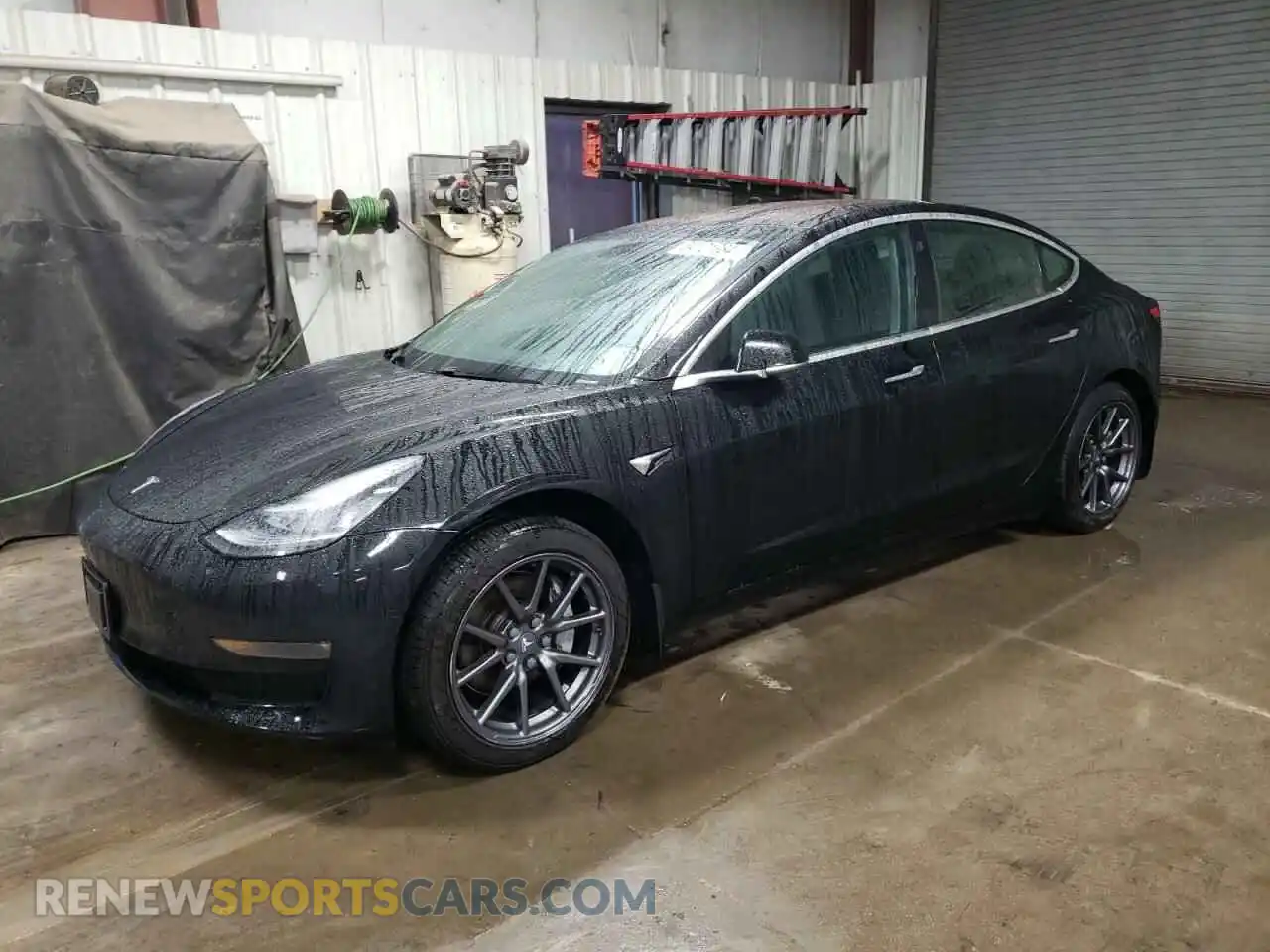 1 Photograph of a damaged car 5YJ3E1EA7KF190065 TESLA MODEL 3 2019