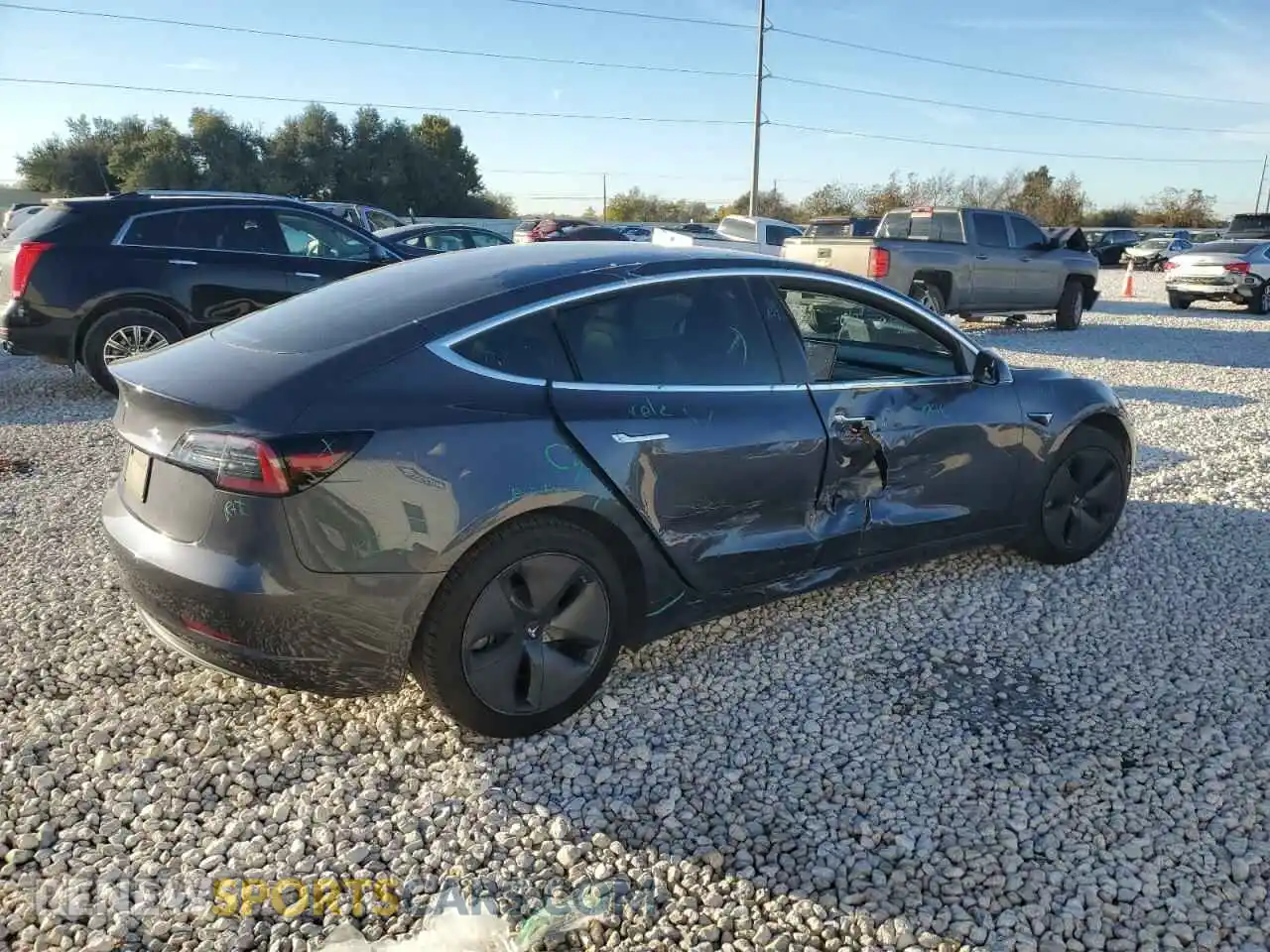 3 Photograph of a damaged car 5YJ3E1EA7KF190289 TESLA MODEL 3 2019