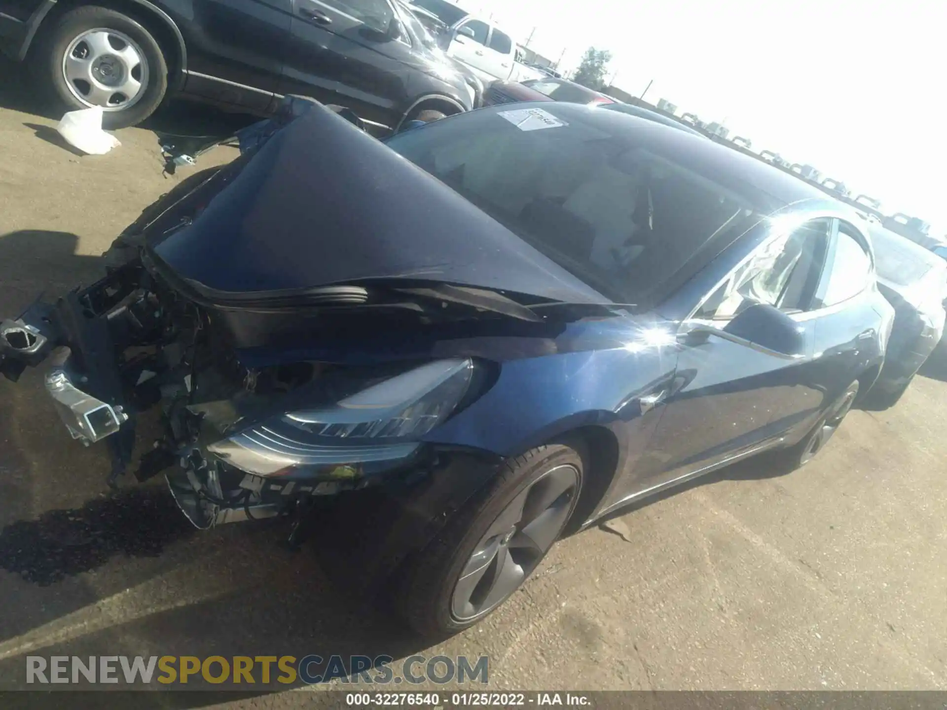 2 Photograph of a damaged car 5YJ3E1EA7KF301973 TESLA MODEL 3 2019