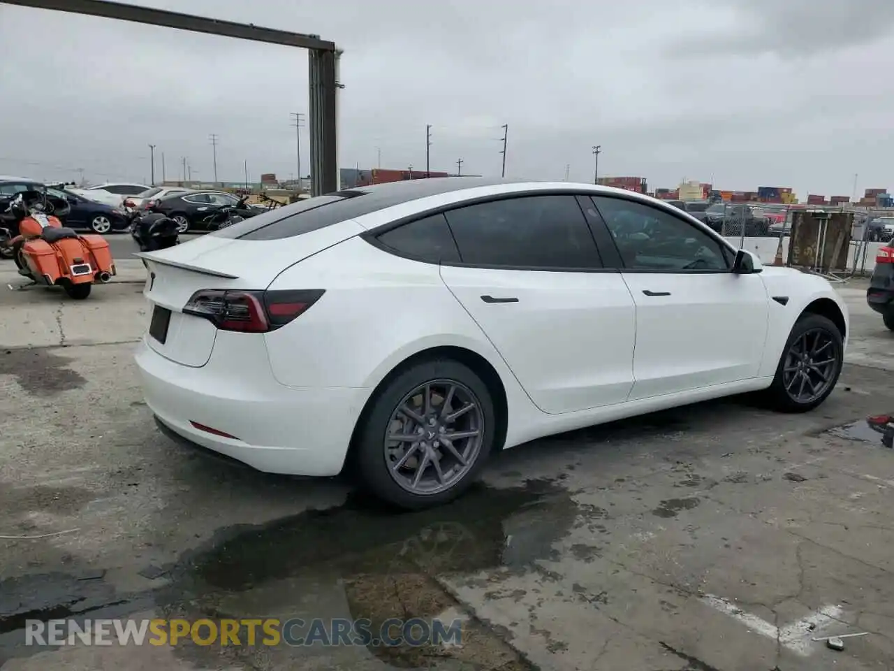 3 Photograph of a damaged car 5YJ3E1EA7KF309944 TESLA MODEL 3 2019