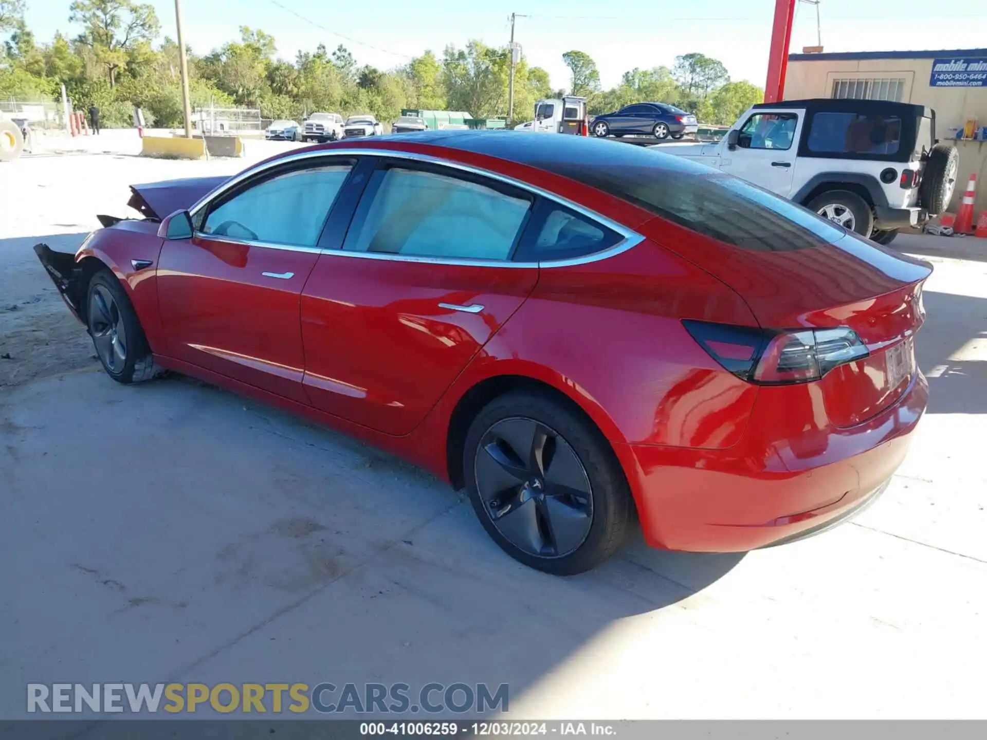 3 Photograph of a damaged car 5YJ3E1EA7KF312441 TESLA MODEL 3 2019