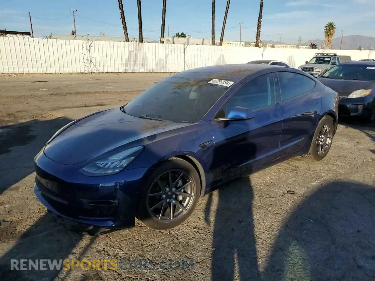 1 Photograph of a damaged car 5YJ3E1EA7KF313850 TESLA MODEL 3 2019