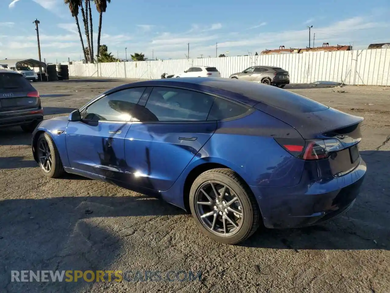 2 Photograph of a damaged car 5YJ3E1EA7KF313850 TESLA MODEL 3 2019