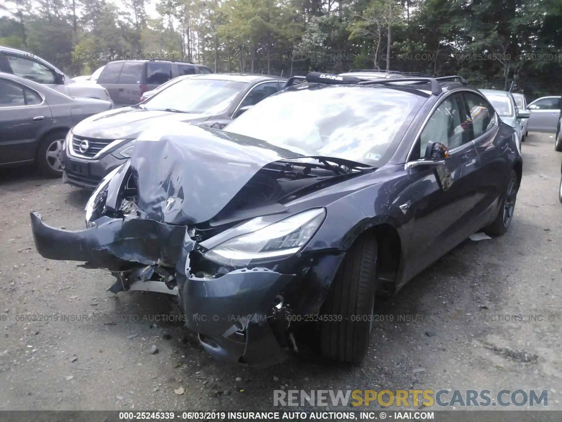 6 Photograph of a damaged car 5YJ3E1EA7KF321706 TESLA MODEL 3 2019