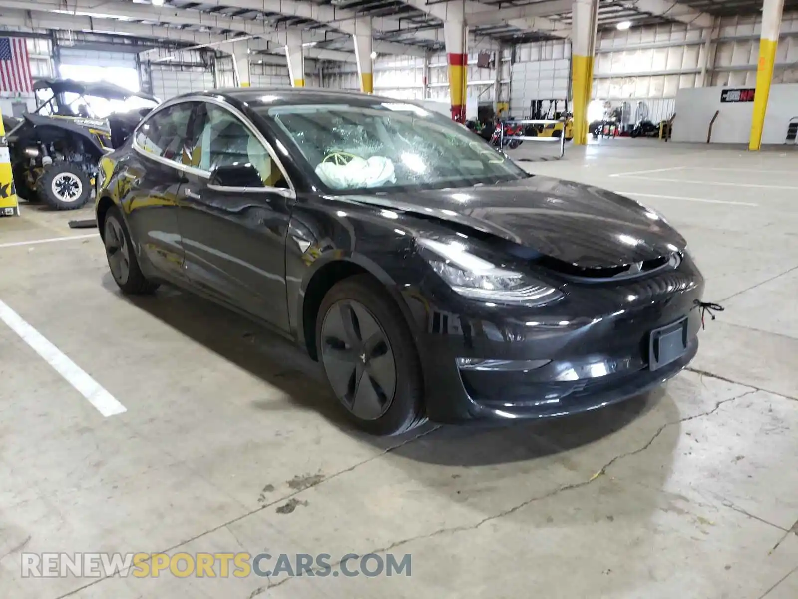 1 Photograph of a damaged car 5YJ3E1EA7KF394722 TESLA MODEL 3 2019
