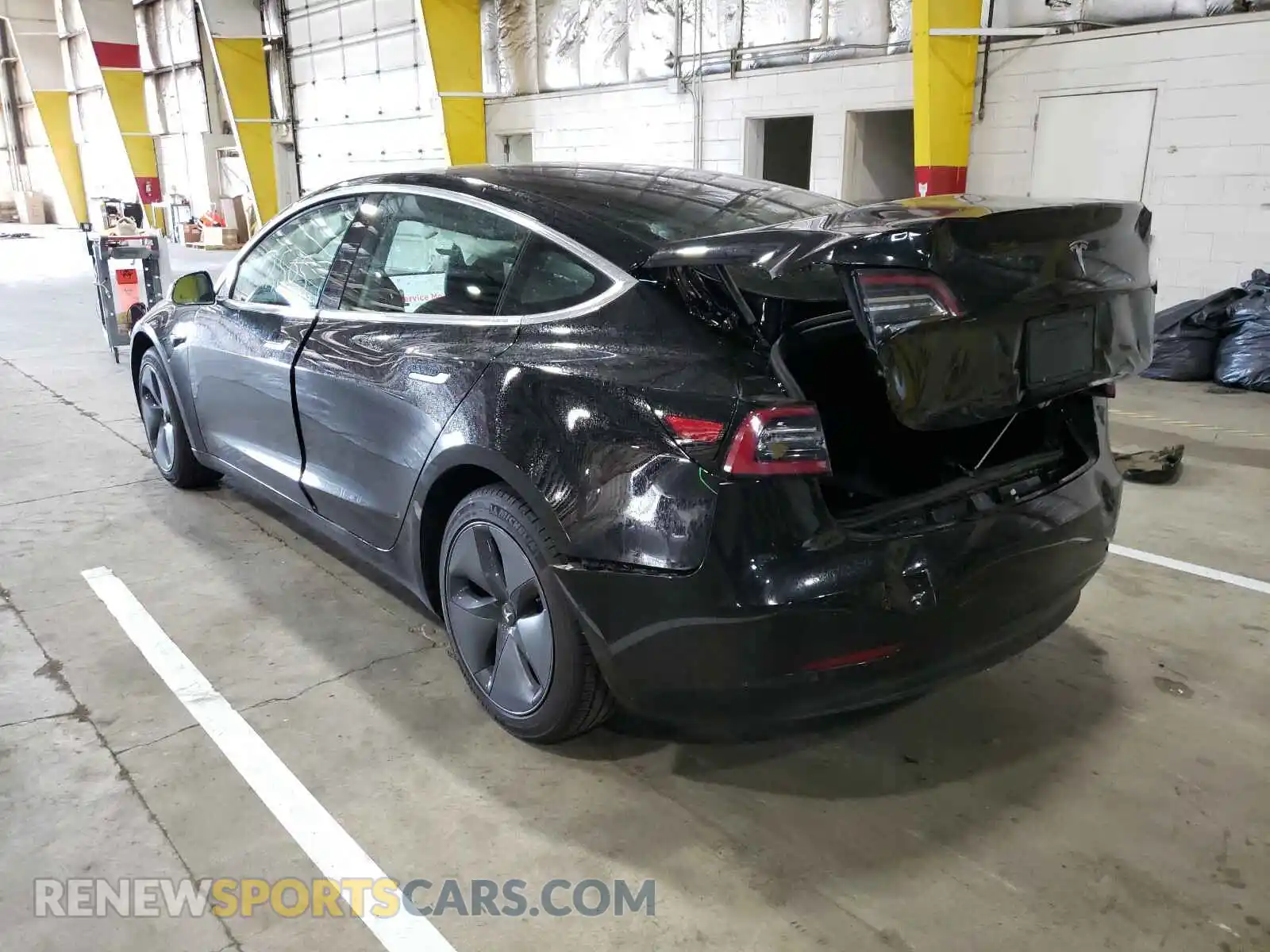 3 Photograph of a damaged car 5YJ3E1EA7KF394722 TESLA MODEL 3 2019