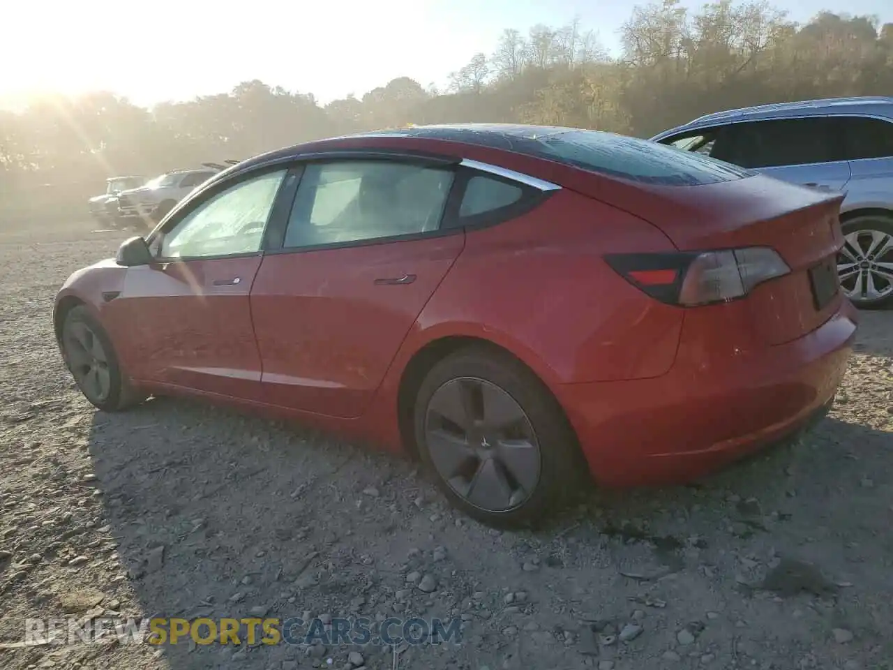 2 Photograph of a damaged car 5YJ3E1EA7KF394848 TESLA MODEL 3 2019