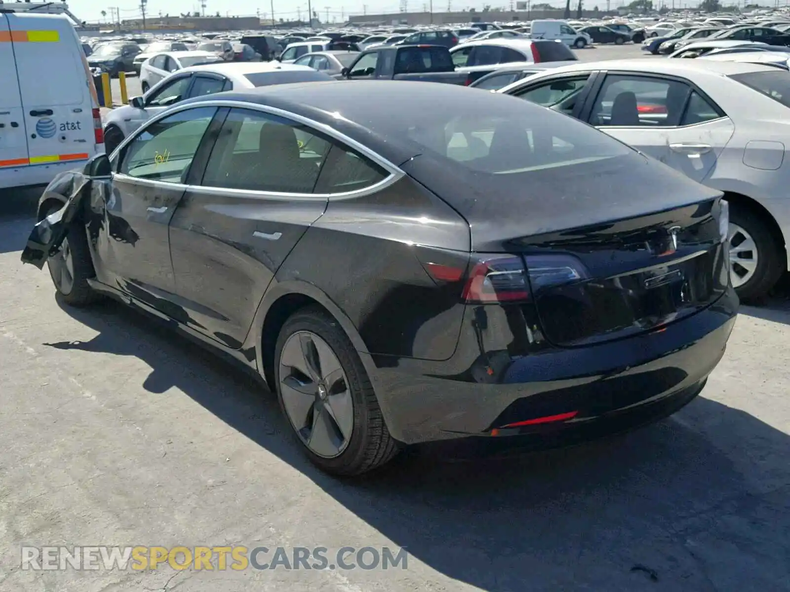 3 Photograph of a damaged car 5YJ3E1EA7KF399550 TESLA MODEL 3 2019