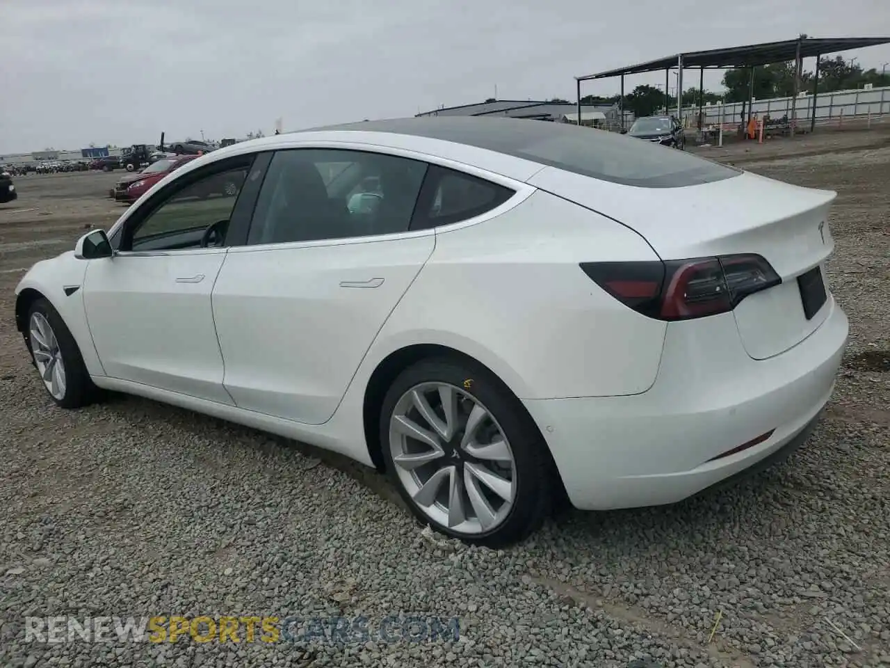 2 Photograph of a damaged car 5YJ3E1EA7KF434538 TESLA MODEL 3 2019