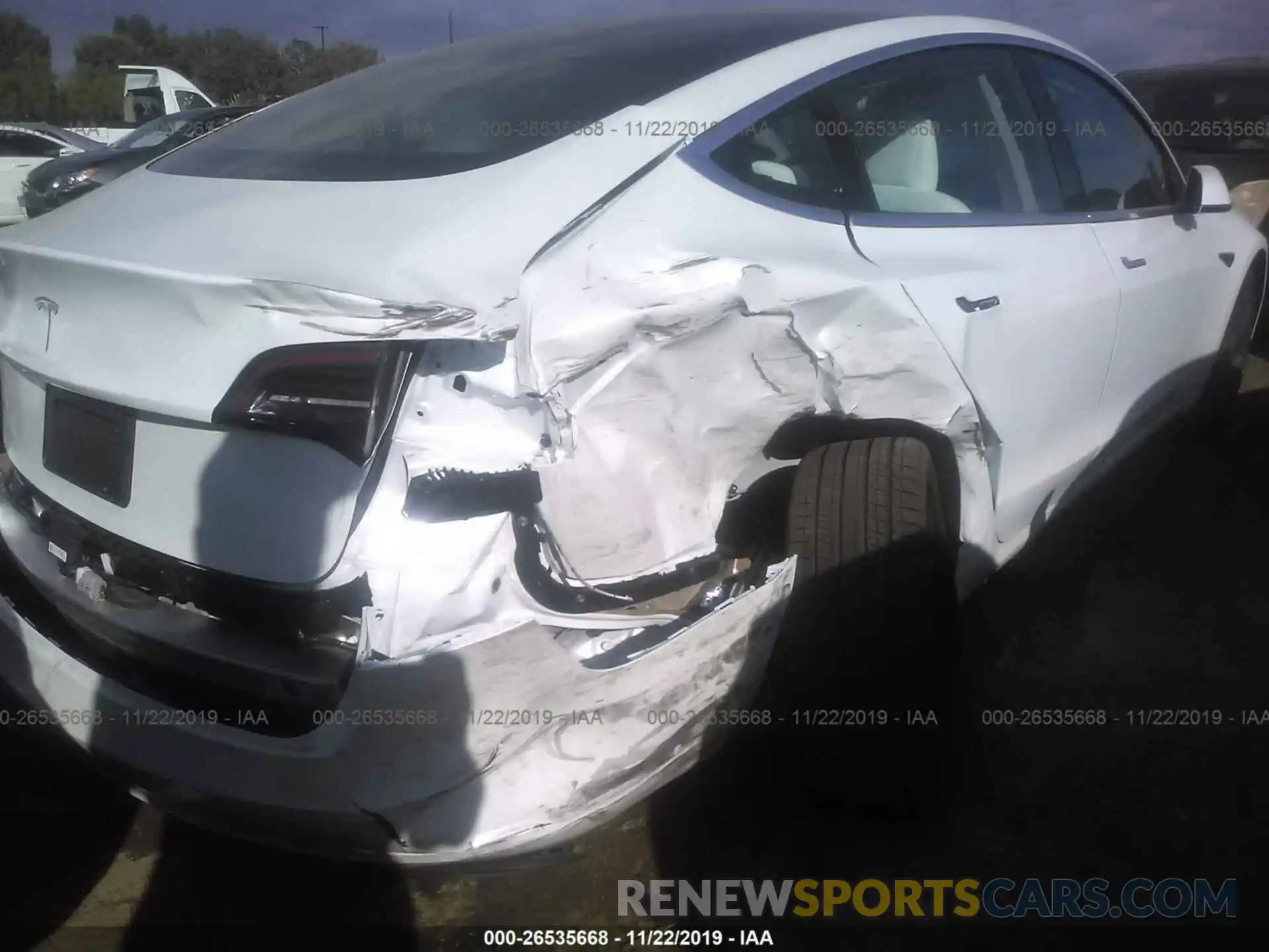 6 Photograph of a damaged car 5YJ3E1EA7KF509304 TESLA MODEL 3 2019