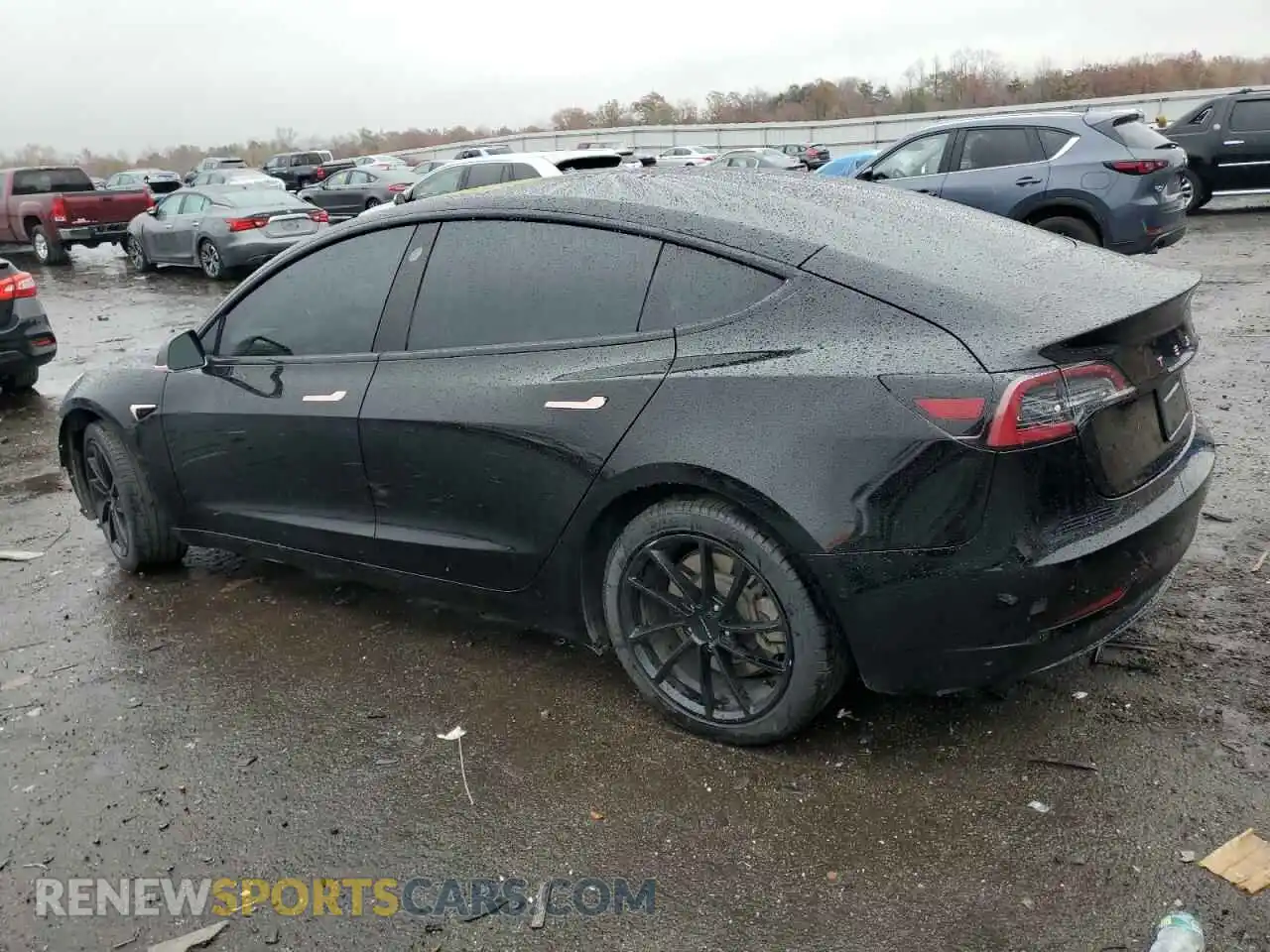 2 Photograph of a damaged car 5YJ3E1EA8KF193041 TESLA MODEL 3 2019