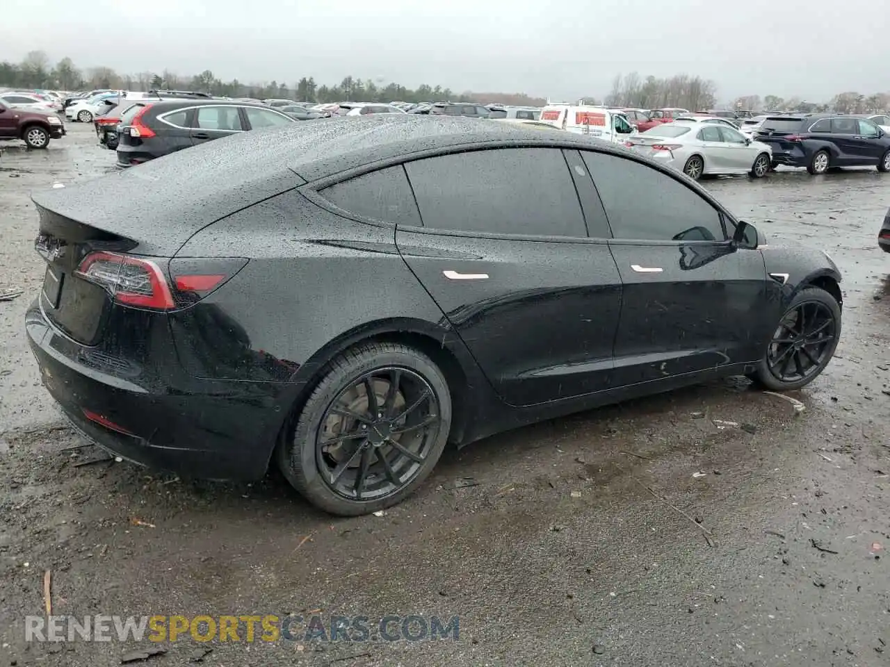 3 Photograph of a damaged car 5YJ3E1EA8KF193041 TESLA MODEL 3 2019