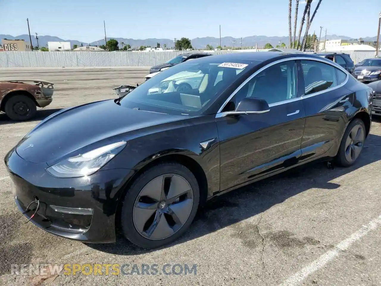 1 Photograph of a damaged car 5YJ3E1EA8KF297321 TESLA MODEL 3 2019