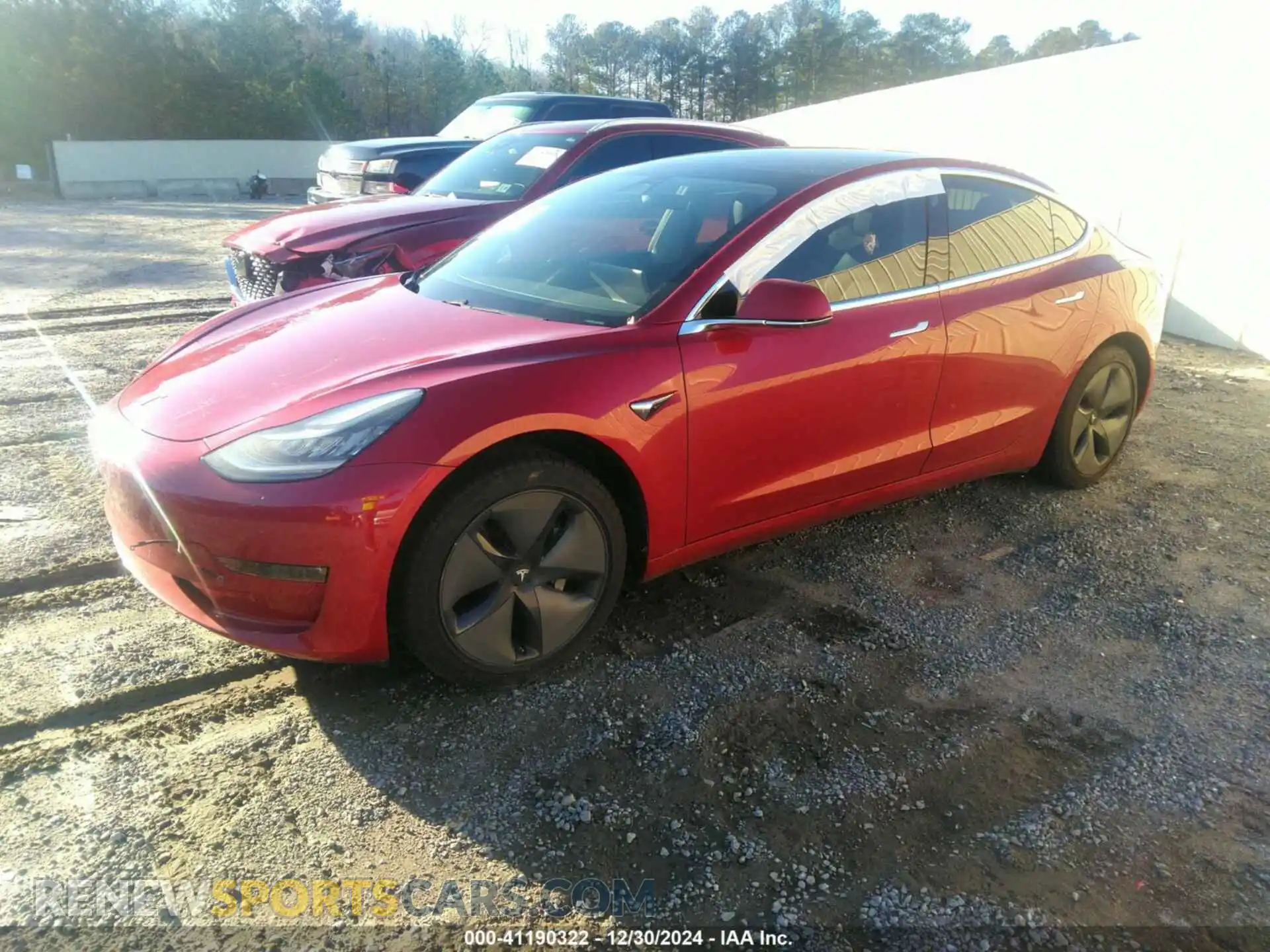 2 Photograph of a damaged car 5YJ3E1EA8KF298906 TESLA MODEL 3 2019