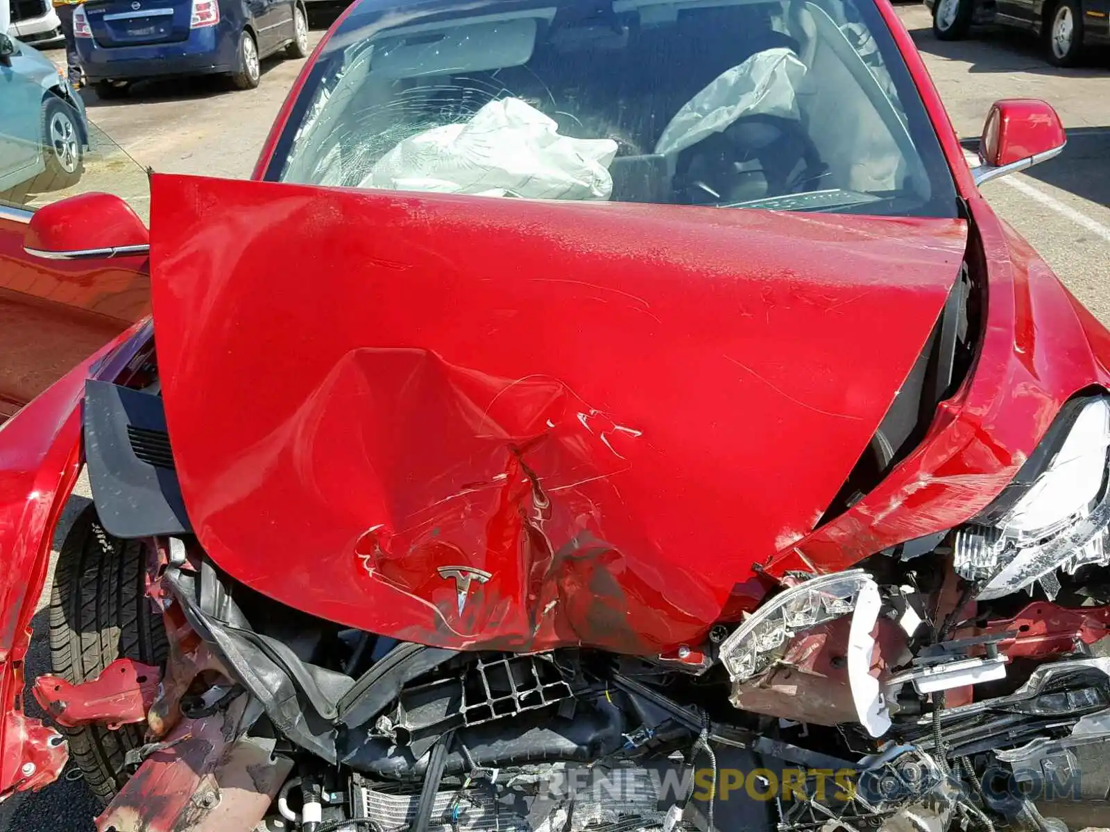 7 Photograph of a damaged car 5YJ3E1EA8KF300993 TESLA MODEL 3 2019