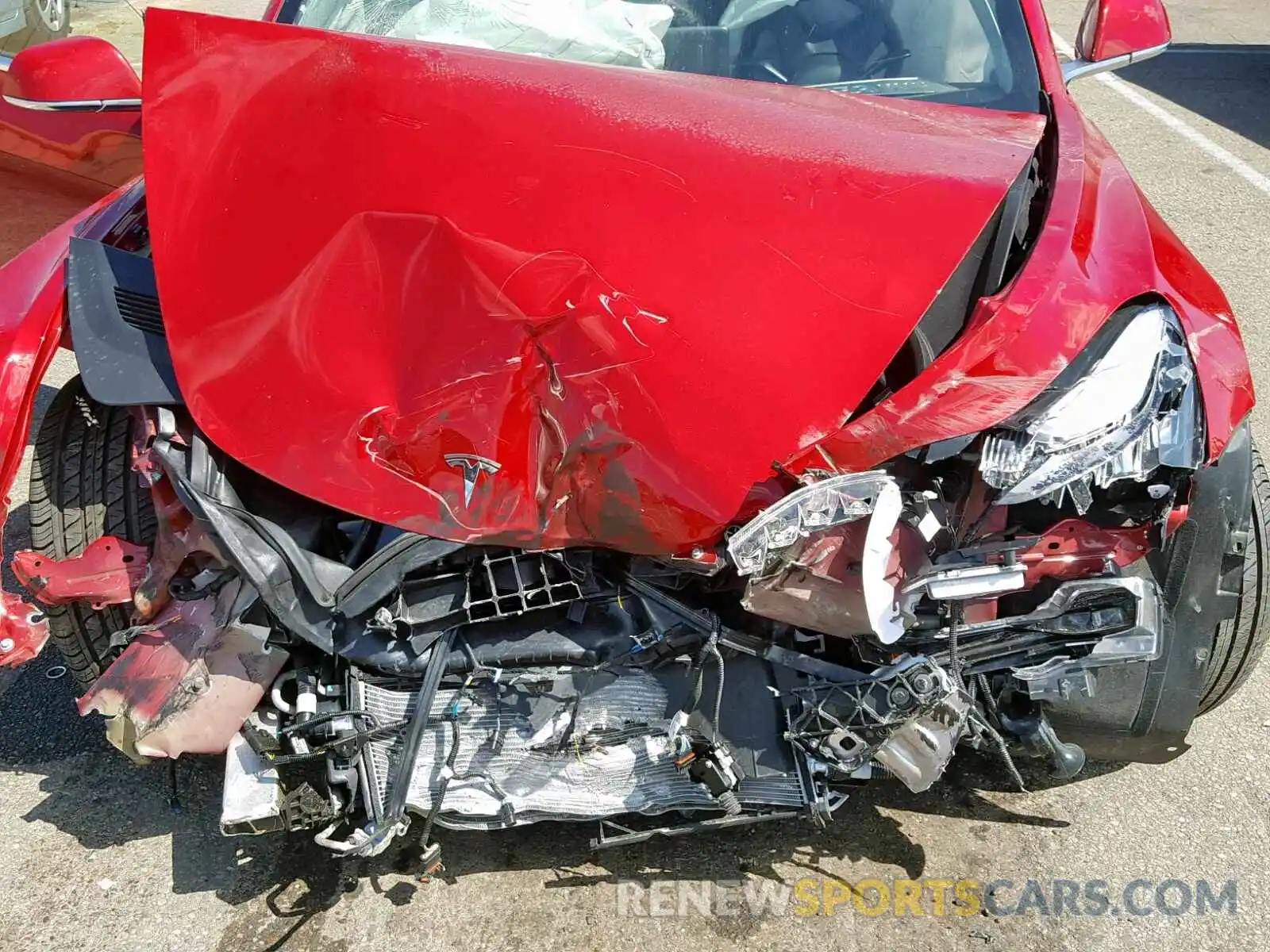 9 Photograph of a damaged car 5YJ3E1EA8KF300993 TESLA MODEL 3 2019