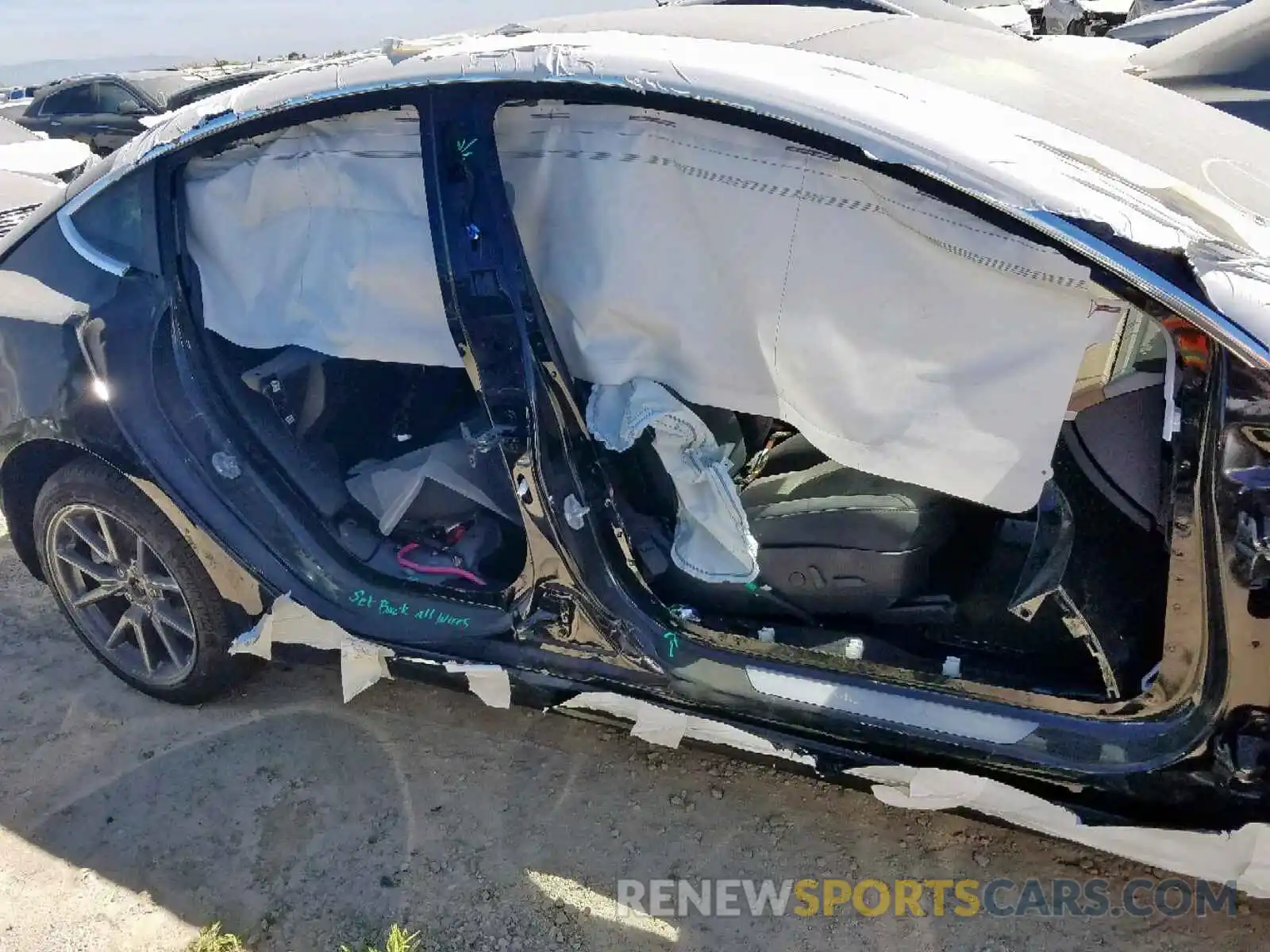 9 Photograph of a damaged car 5YJ3E1EA8KF304350 TESLA MODEL 3 2019