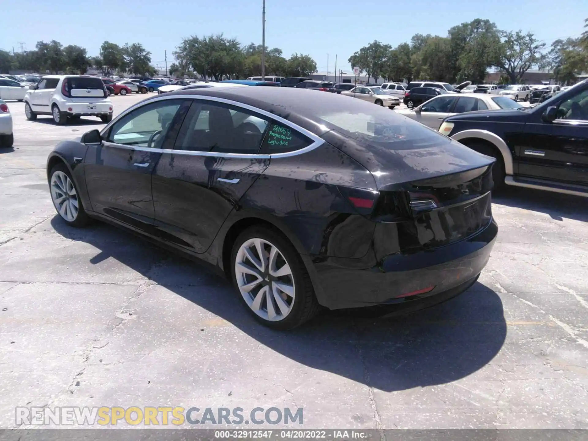 3 Photograph of a damaged car 5YJ3E1EA8KF314232 TESLA MODEL 3 2019