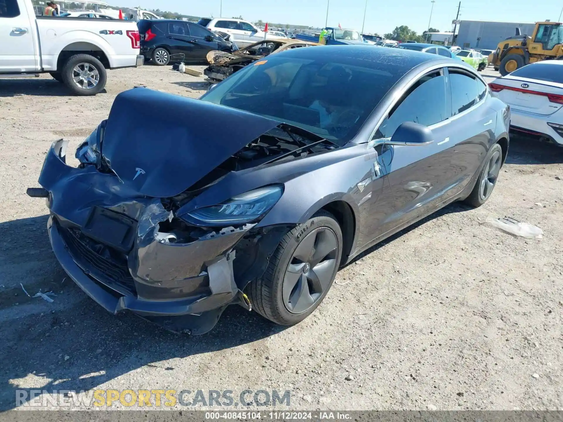 2 Photograph of a damaged car 5YJ3E1EA8KF400513 TESLA MODEL 3 2019