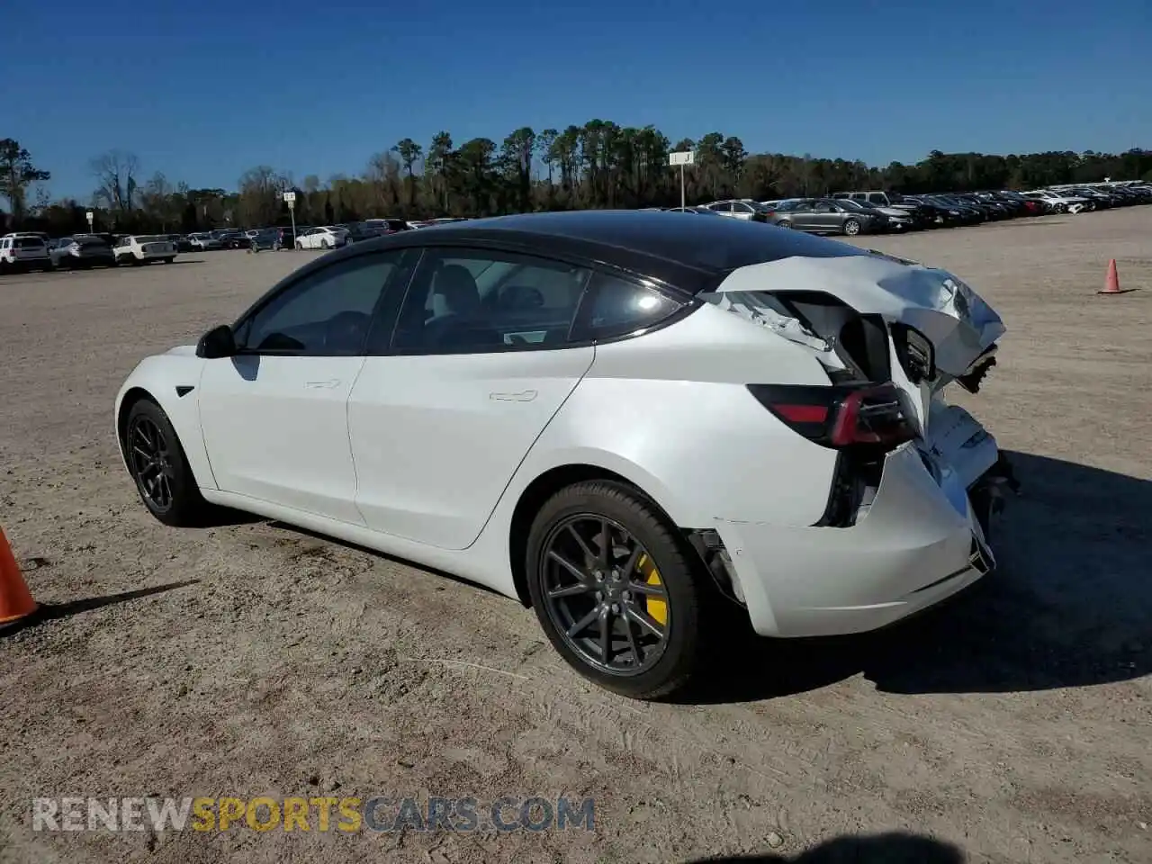 2 Photograph of a damaged car 5YJ3E1EA8KF402939 TESLA MODEL 3 2019