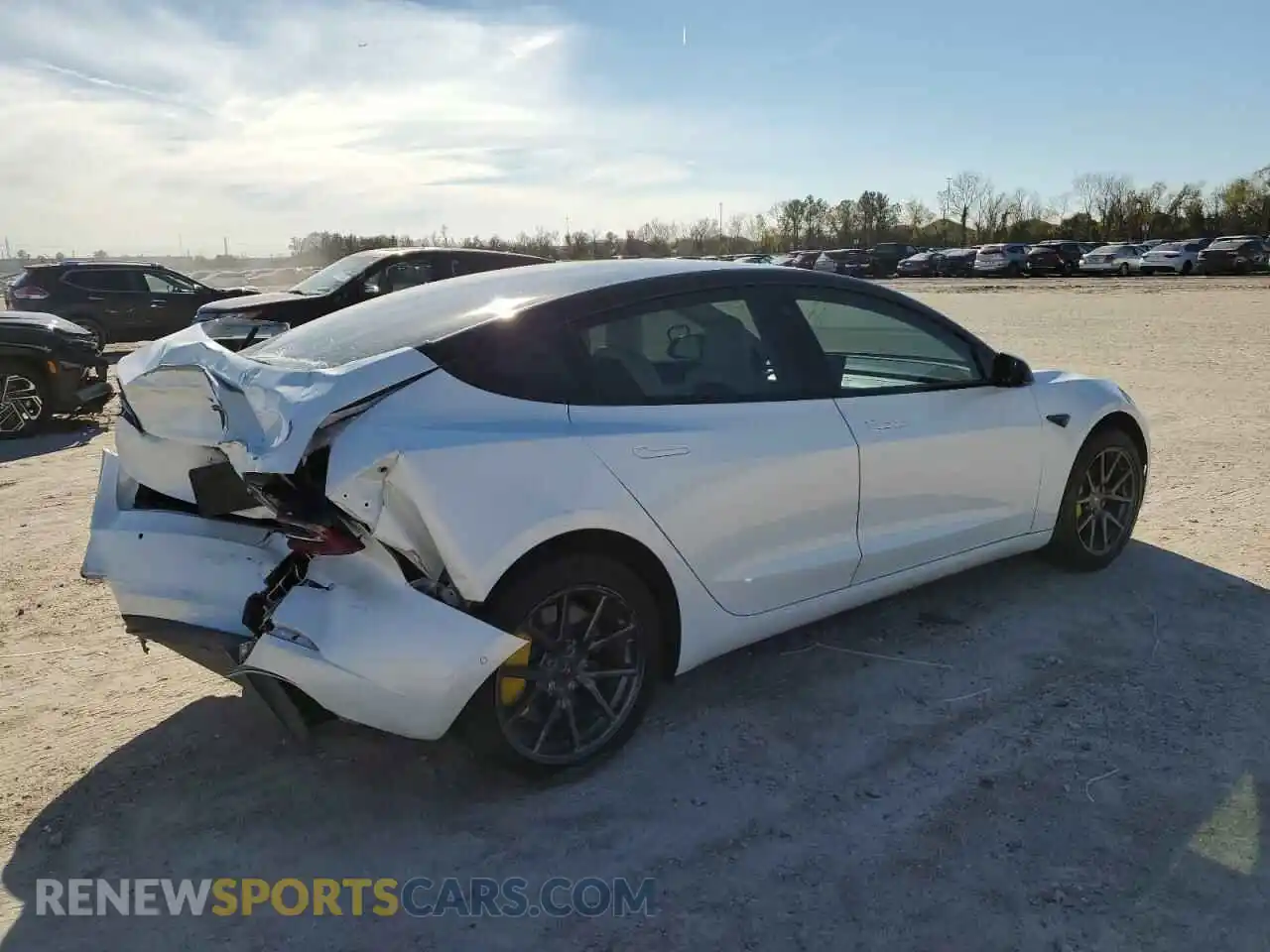 3 Photograph of a damaged car 5YJ3E1EA8KF402939 TESLA MODEL 3 2019