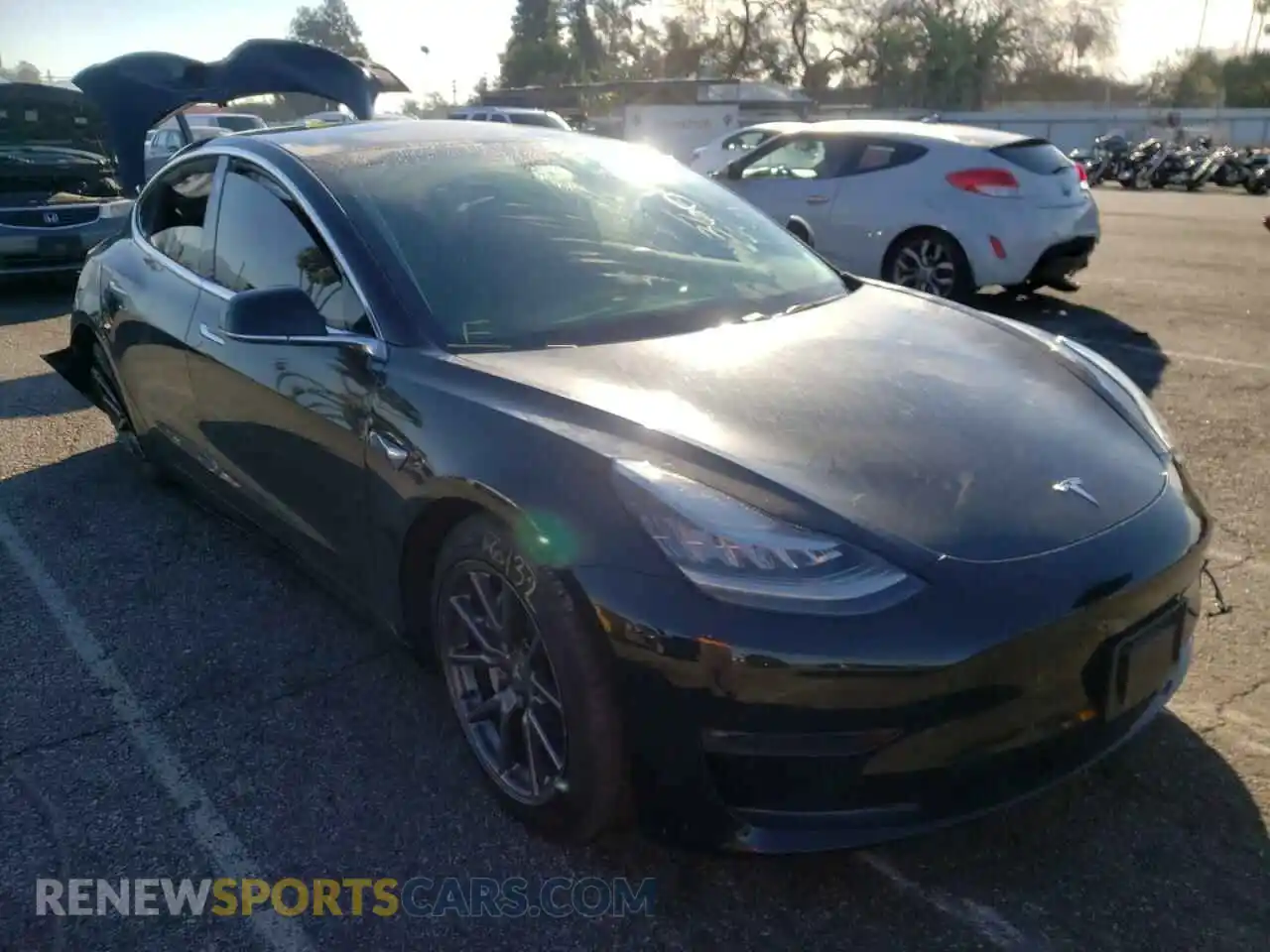 1 Photograph of a damaged car 5YJ3E1EA8KF410099 TESLA MODEL 3 2019