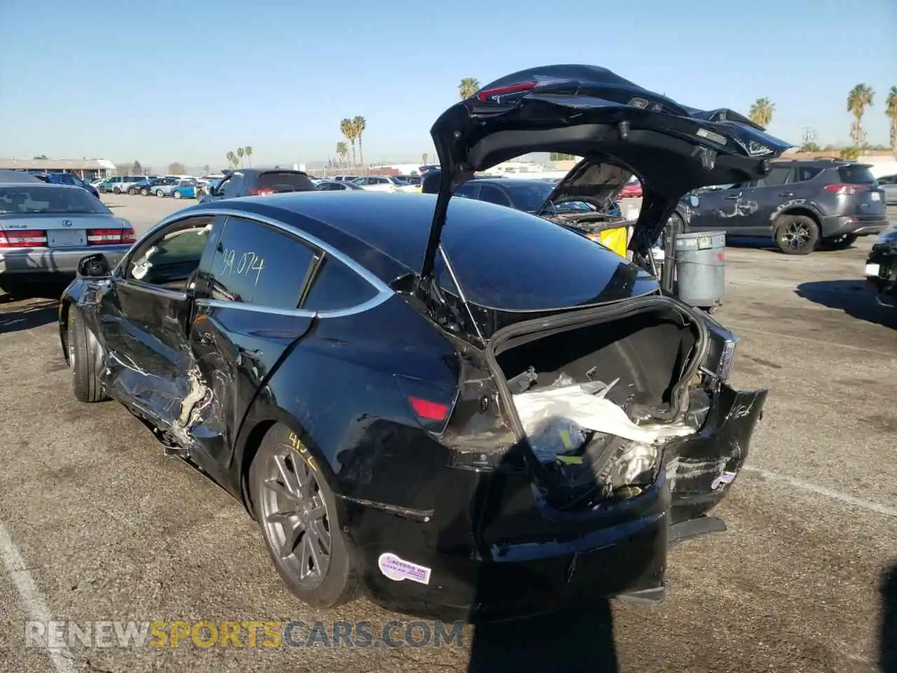 3 Photograph of a damaged car 5YJ3E1EA8KF410099 TESLA MODEL 3 2019