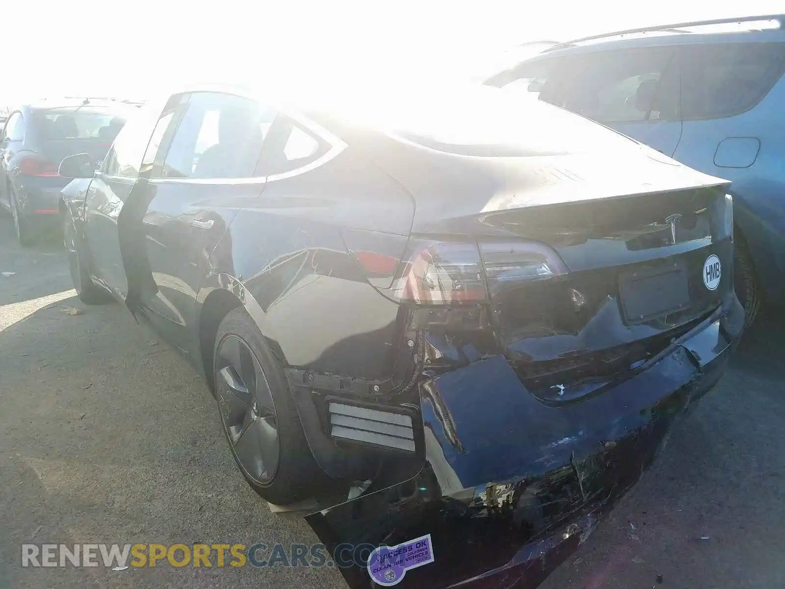 3 Photograph of a damaged car 5YJ3E1EA8KF416114 TESLA MODEL 3 2019
