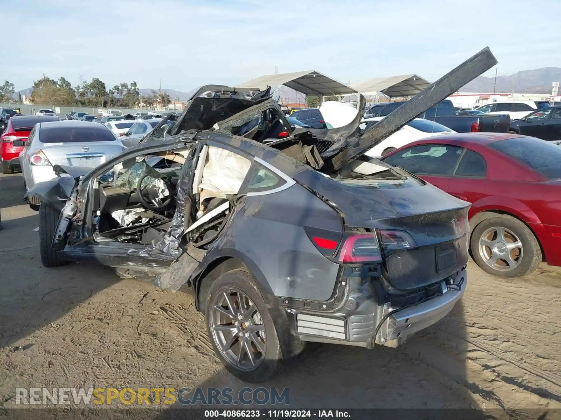 3 Photograph of a damaged car 5YJ3E1EA8KF416159 TESLA MODEL 3 2019