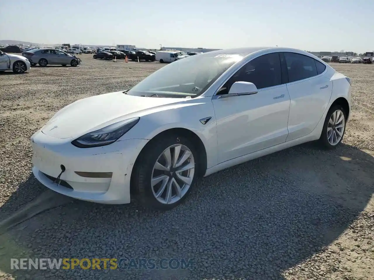 1 Photograph of a damaged car 5YJ3E1EA8KF417568 TESLA MODEL 3 2019