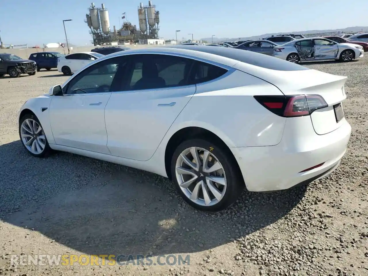 2 Photograph of a damaged car 5YJ3E1EA8KF417568 TESLA MODEL 3 2019